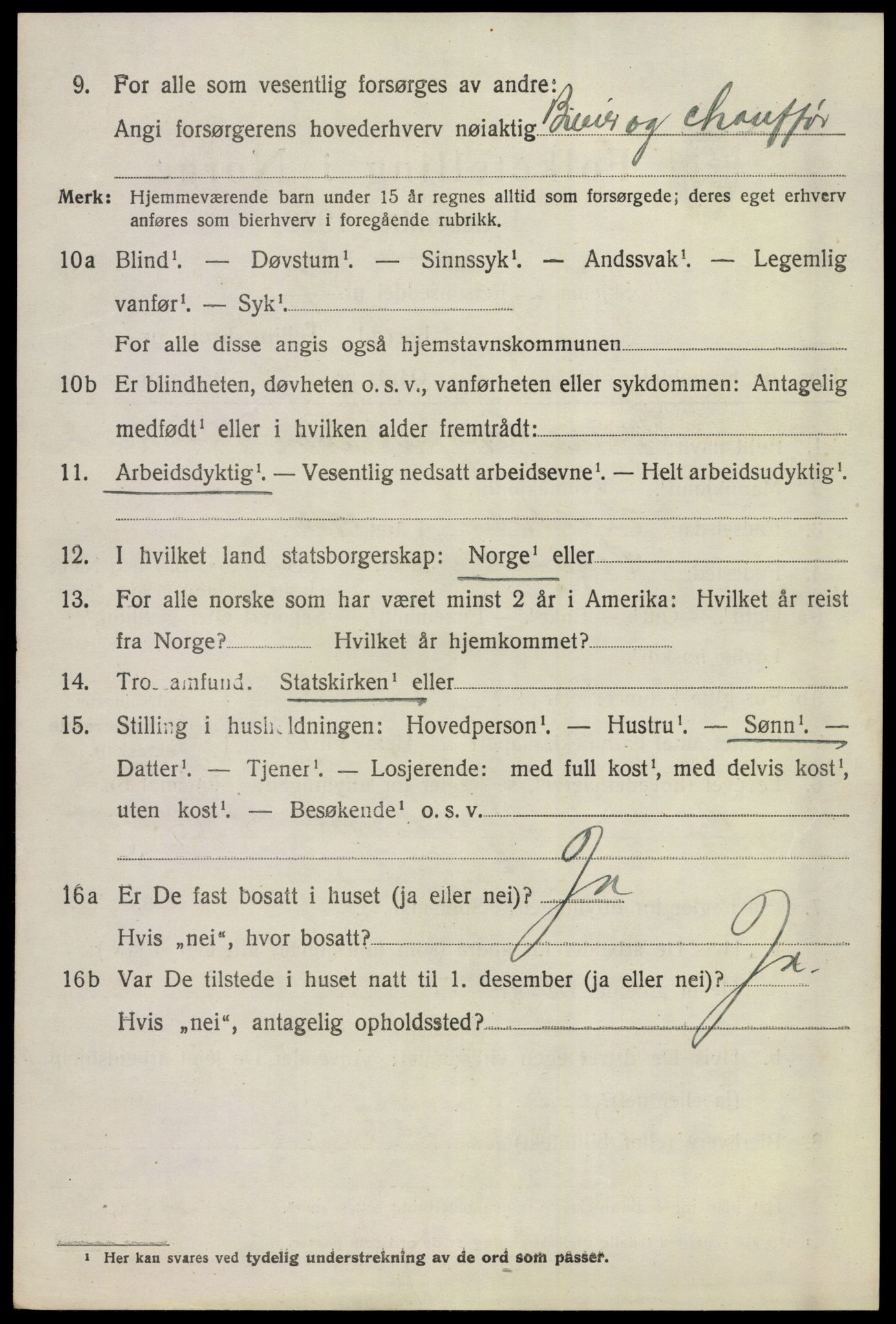 SAKO, 1920 census for Sigdal, 1920, p. 2021