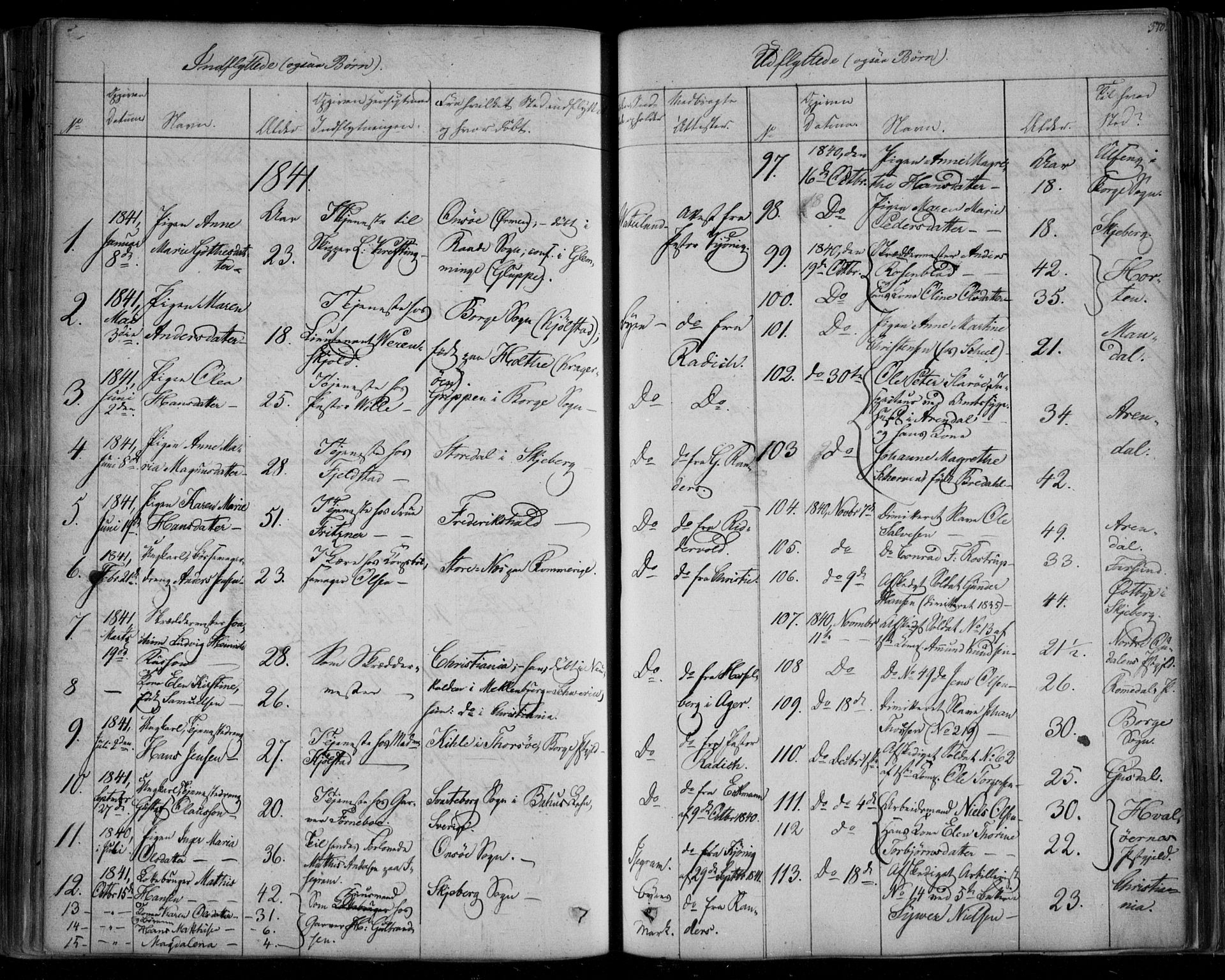 Fredrikstad prestekontor Kirkebøker, AV/SAO-A-11082/F/Fa/L0005: Parish register (official) no. 5, 1835-1856, p. 370