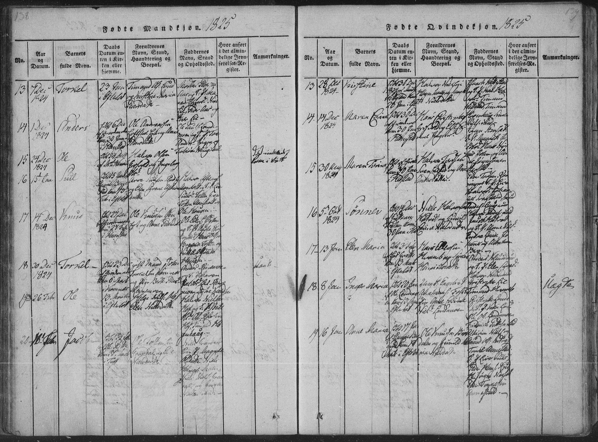 Sandsvær kirkebøker, SAKO/A-244/F/Fa/L0004: Parish register (official) no. I 4, 1817-1839, p. 138-139