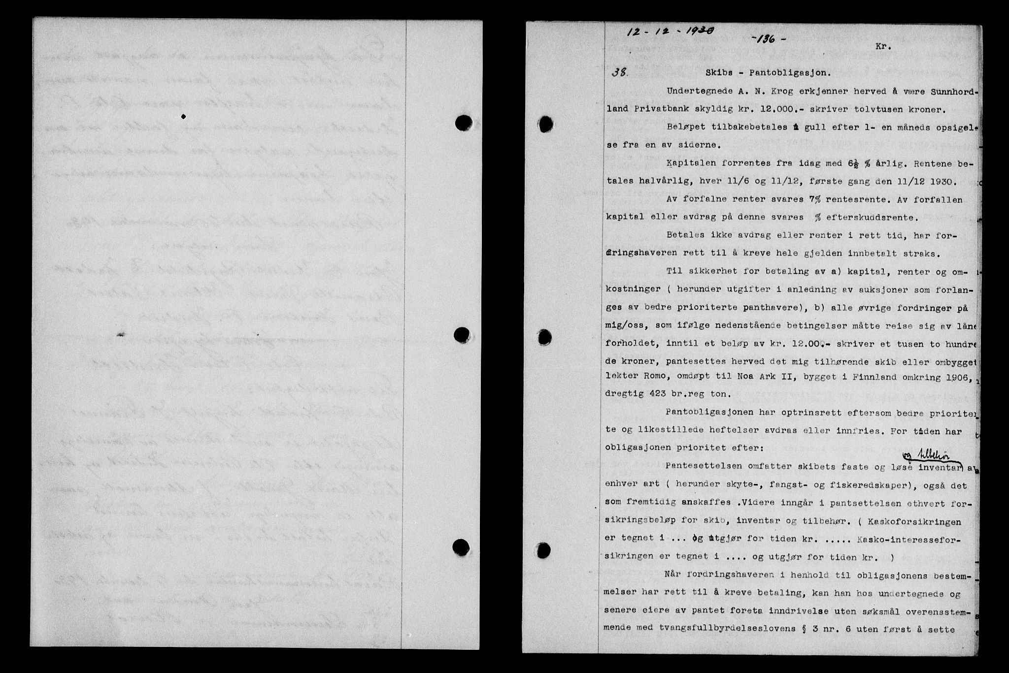 Gauldal sorenskriveri, SAT/A-0014/1/2/2C/L0041: Mortgage book no. 42-43, 1930-1931, Deed date: 12.12.1930