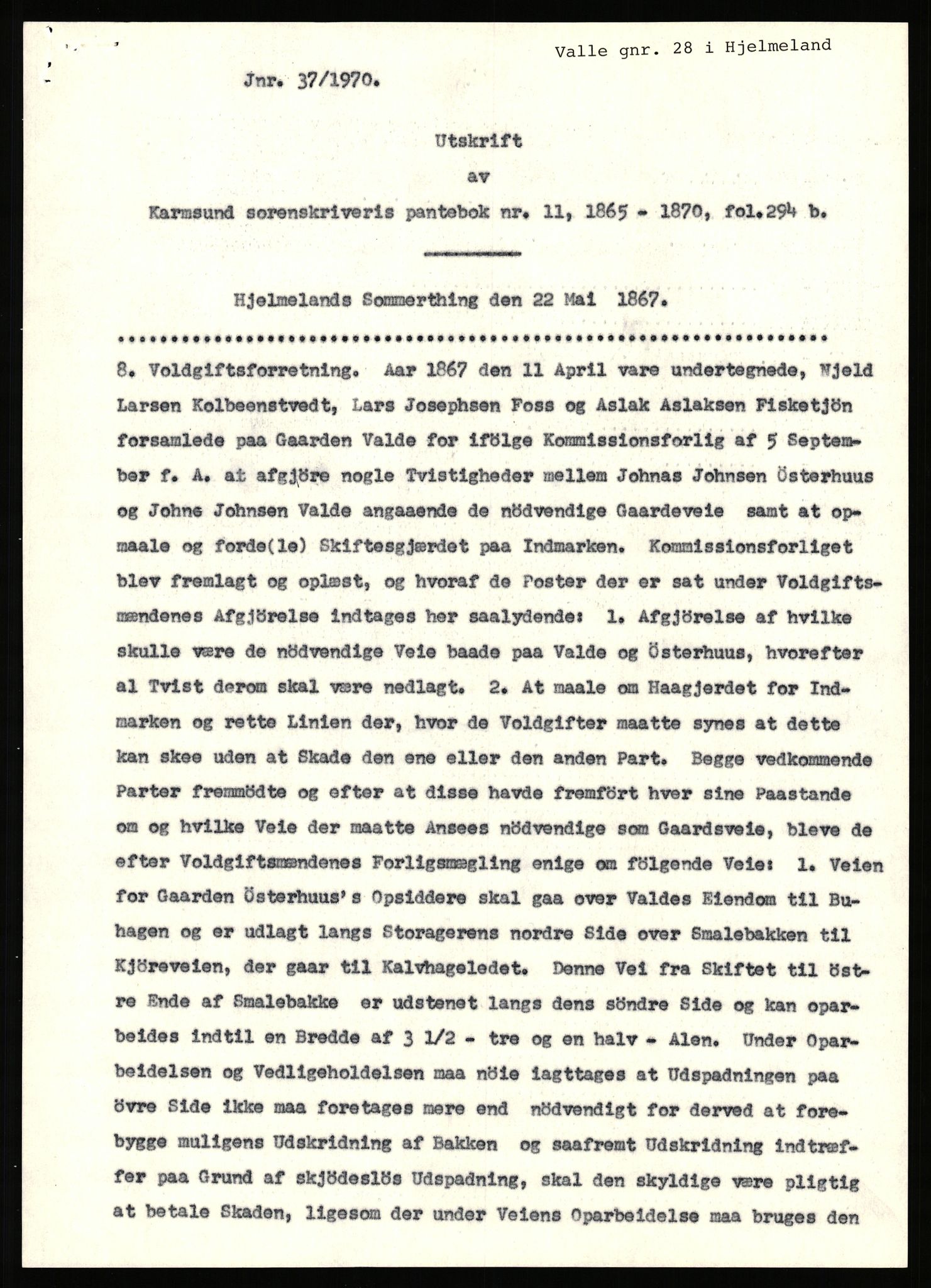 Statsarkivet i Stavanger, AV/SAST-A-101971/03/Y/Yj/L0091: Avskrifter sortert etter gårdsnavn: Ur - Vareberg, 1750-1930, p. 551