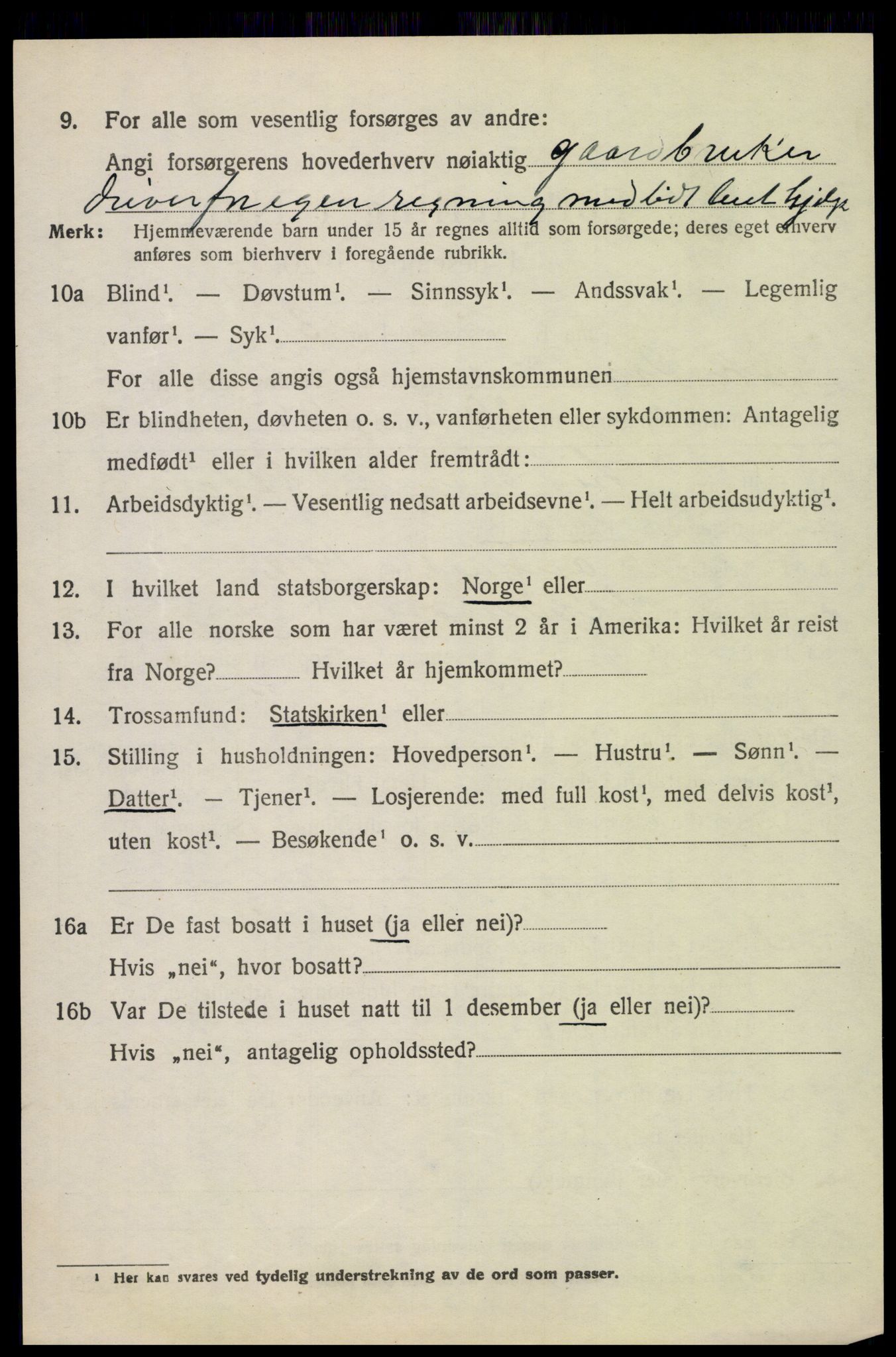 SAH, 1920 census for Østre Gausdal, 1920, p. 2683