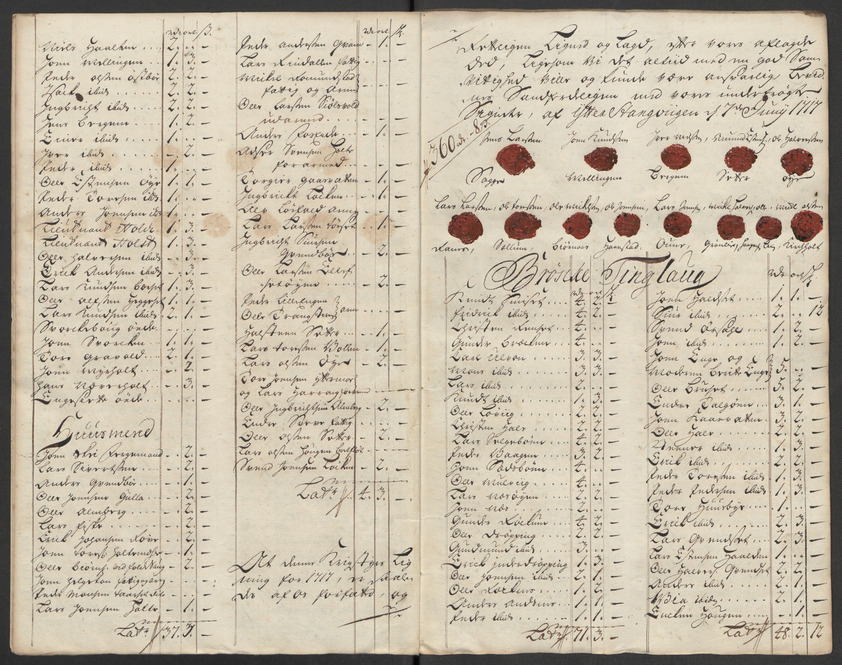 Rentekammeret inntil 1814, Reviderte regnskaper, Fogderegnskap, RA/EA-4092/R56/L3750: Fogderegnskap Nordmøre, 1717, p. 136
