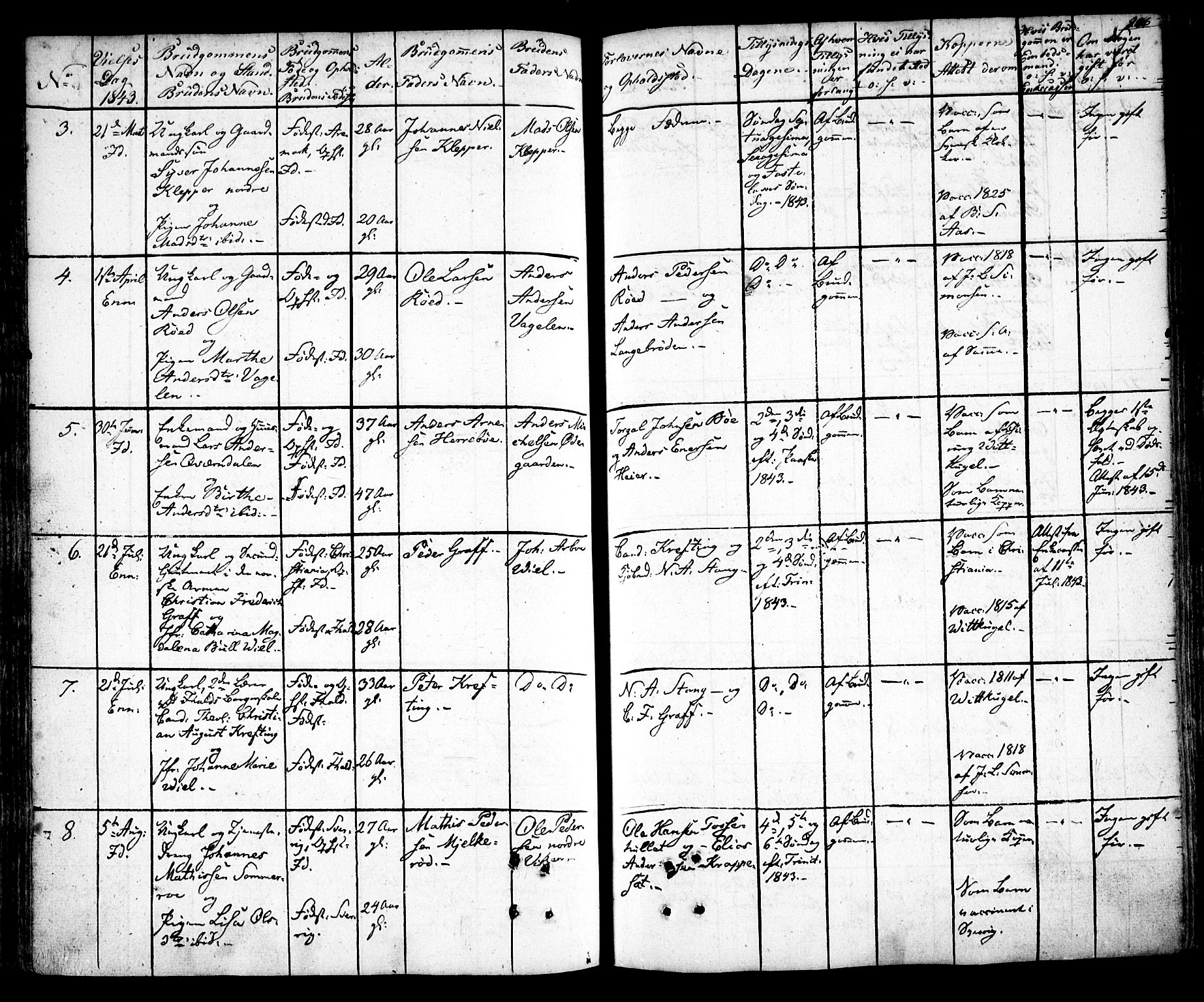 Idd prestekontor Kirkebøker, AV/SAO-A-10911/F/Fc/L0003: Parish register (official) no. III 3, 1832-1847, p. 236