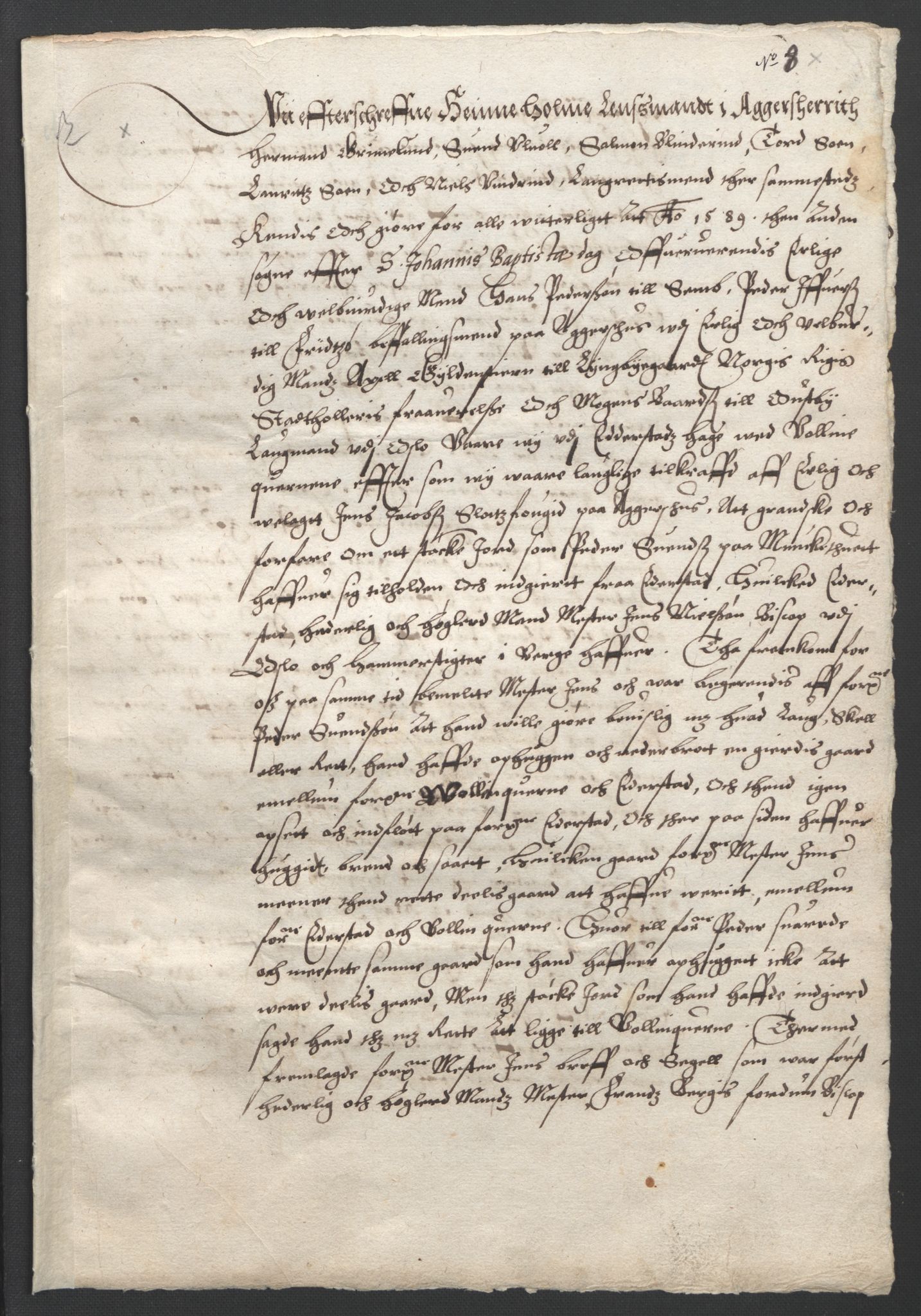 Oslo stiftsdireksjon, SAO/A-11085/G/Gb/L0001: Bispestolens dokumenter, 1584-1612, p. 32