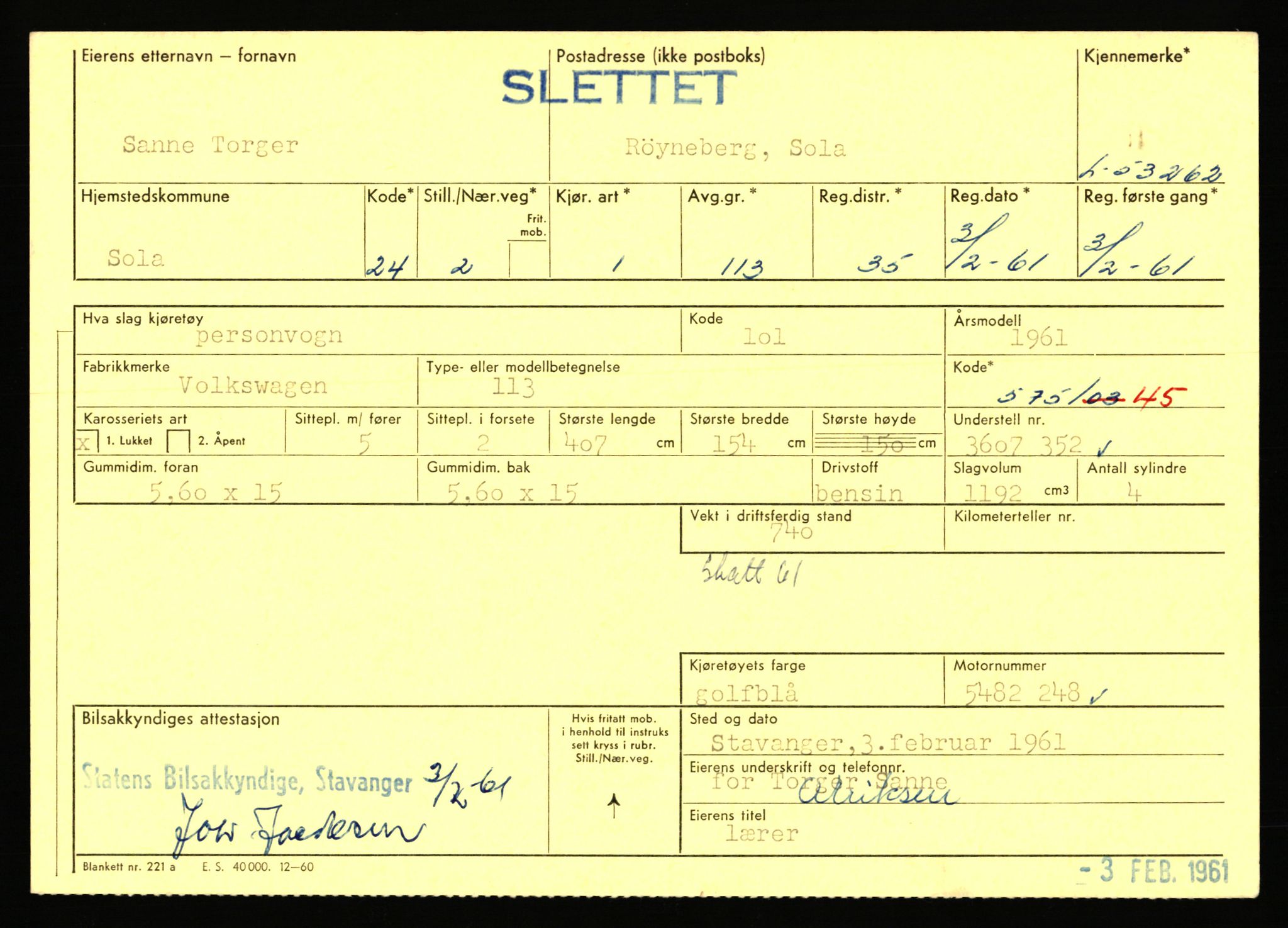 Stavanger trafikkstasjon, AV/SAST-A-101942/0/F/L0053: L-52900 - L-54199, 1930-1971, p. 971