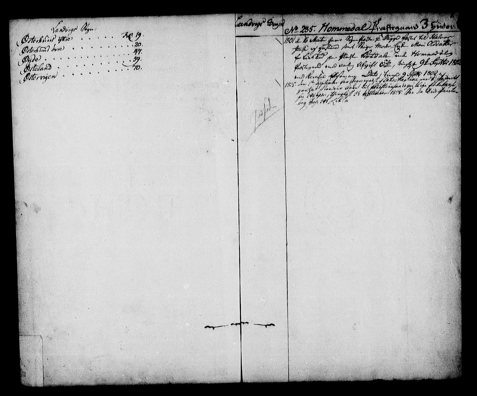 Nedenes sorenskriveri før 1824, SAK/1221-0007/G/Ga/L0009: Mortgage register no. 9, 1795-1827, p. 1