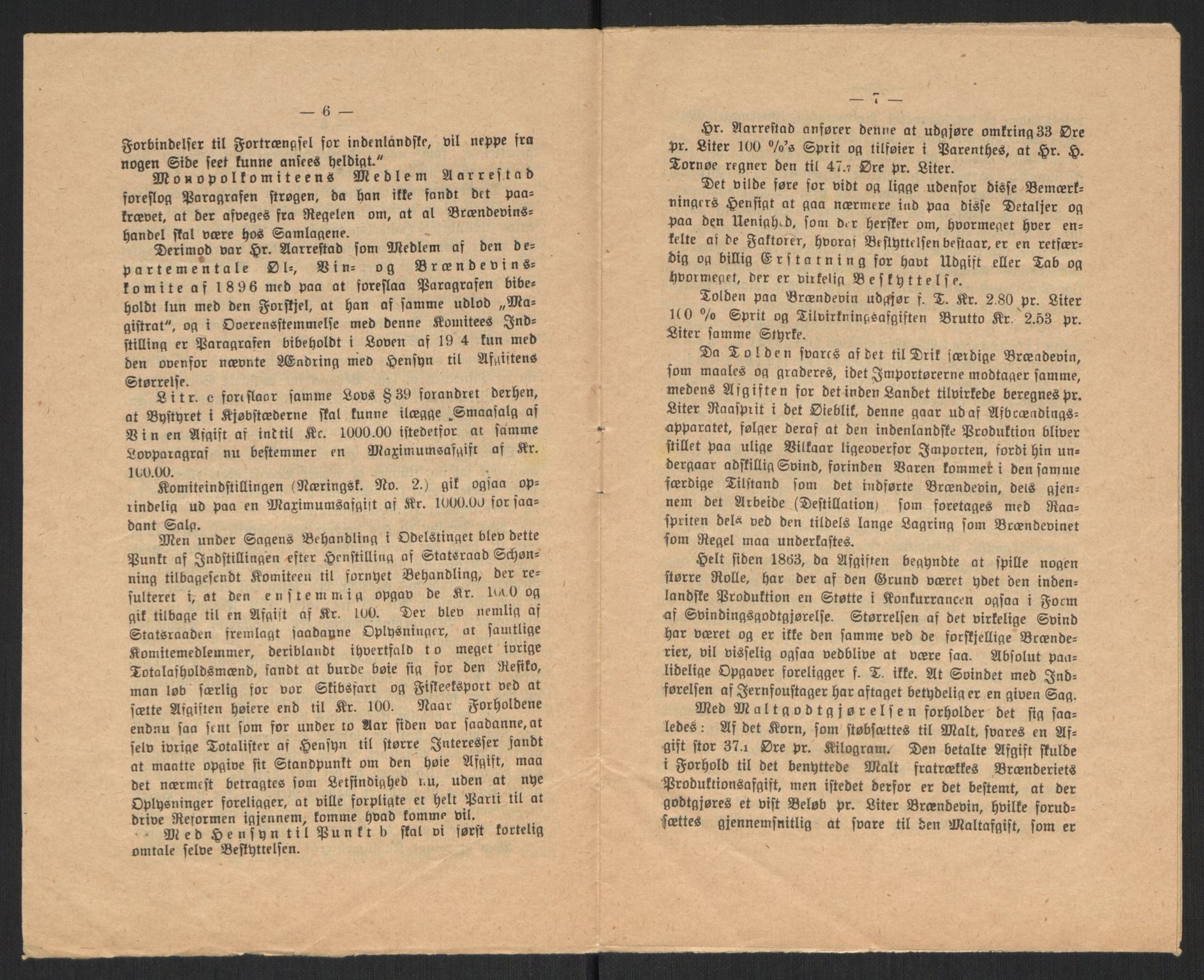 Venstres Hovedorganisasjon, RA/PA-0876/X/L0001: De eldste skrifter, 1860-1936, p. 818