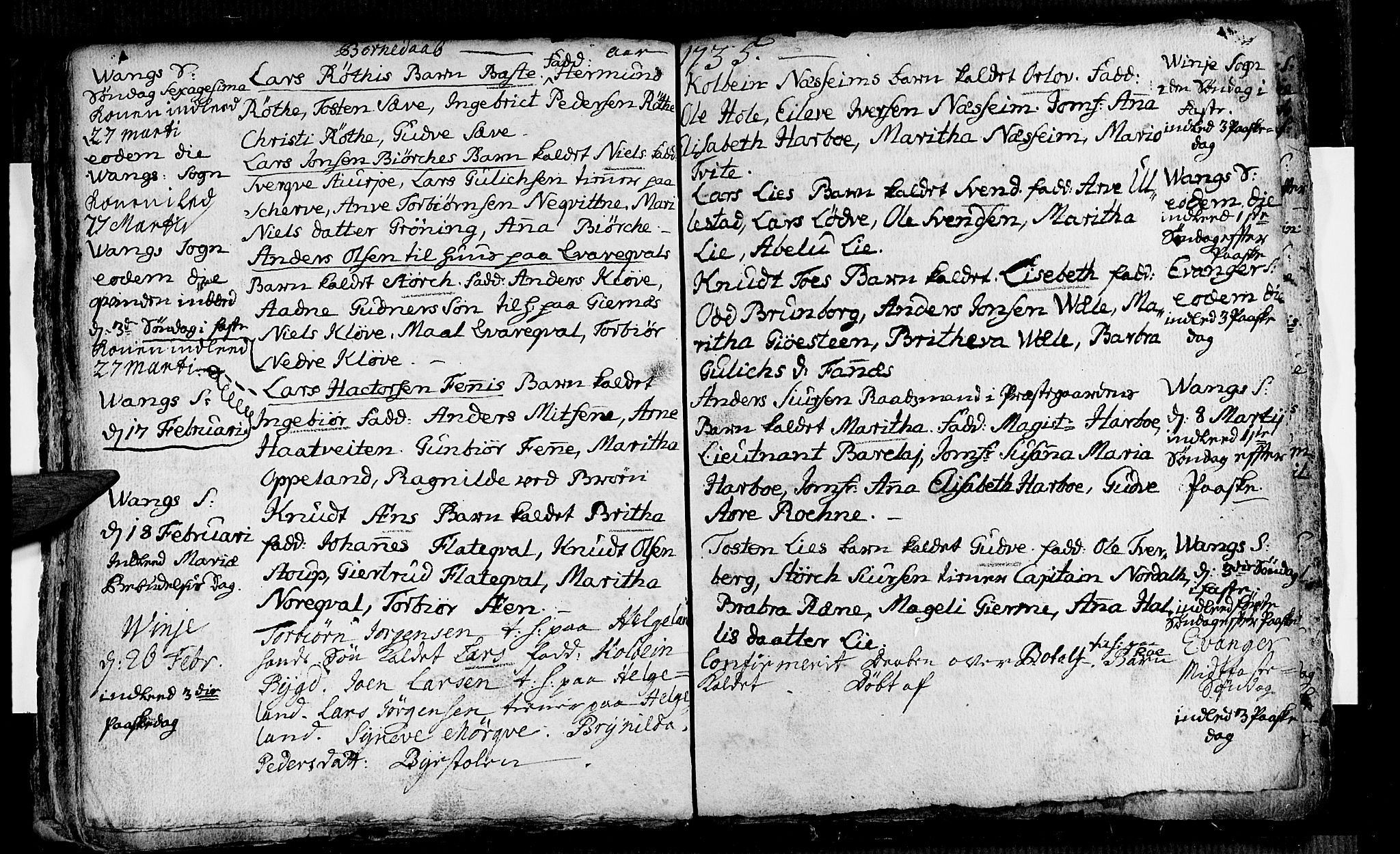 Voss sokneprestembete, AV/SAB-A-79001/H/Haa: Parish register (official) no. A 4, 1732-1736, p. 56