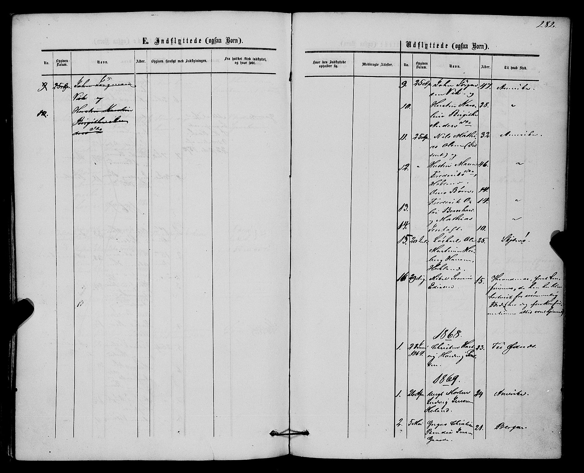 Kvæfjord sokneprestkontor, SATØ/S-1323/G/Ga/Gaa/L0004kirke: Parish register (official) no. 4, 1857-1877, p. 282
