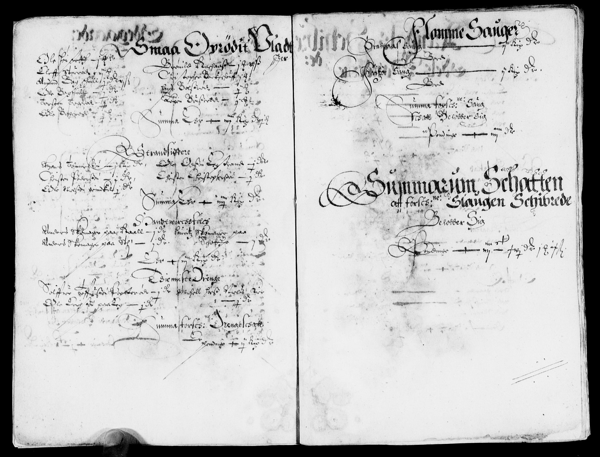 Rentekammeret inntil 1814, Reviderte regnskaper, Lensregnskaper, RA/EA-5023/R/Rb/Rbo/L0024: Tønsberg len, 1642-1644