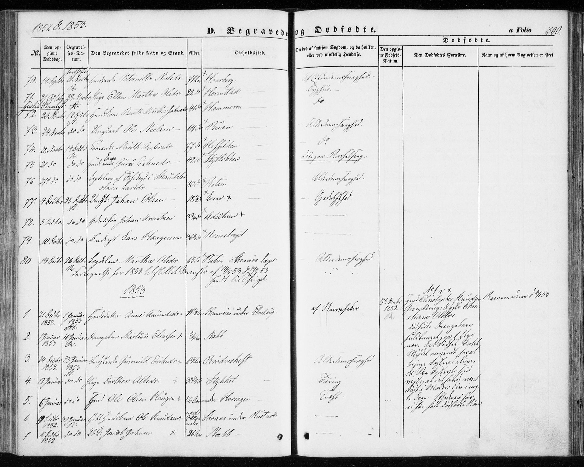 Ministerialprotokoller, klokkerbøker og fødselsregistre - Sør-Trøndelag, SAT/A-1456/646/L0611: Parish register (official) no. 646A09, 1848-1857, p. 300