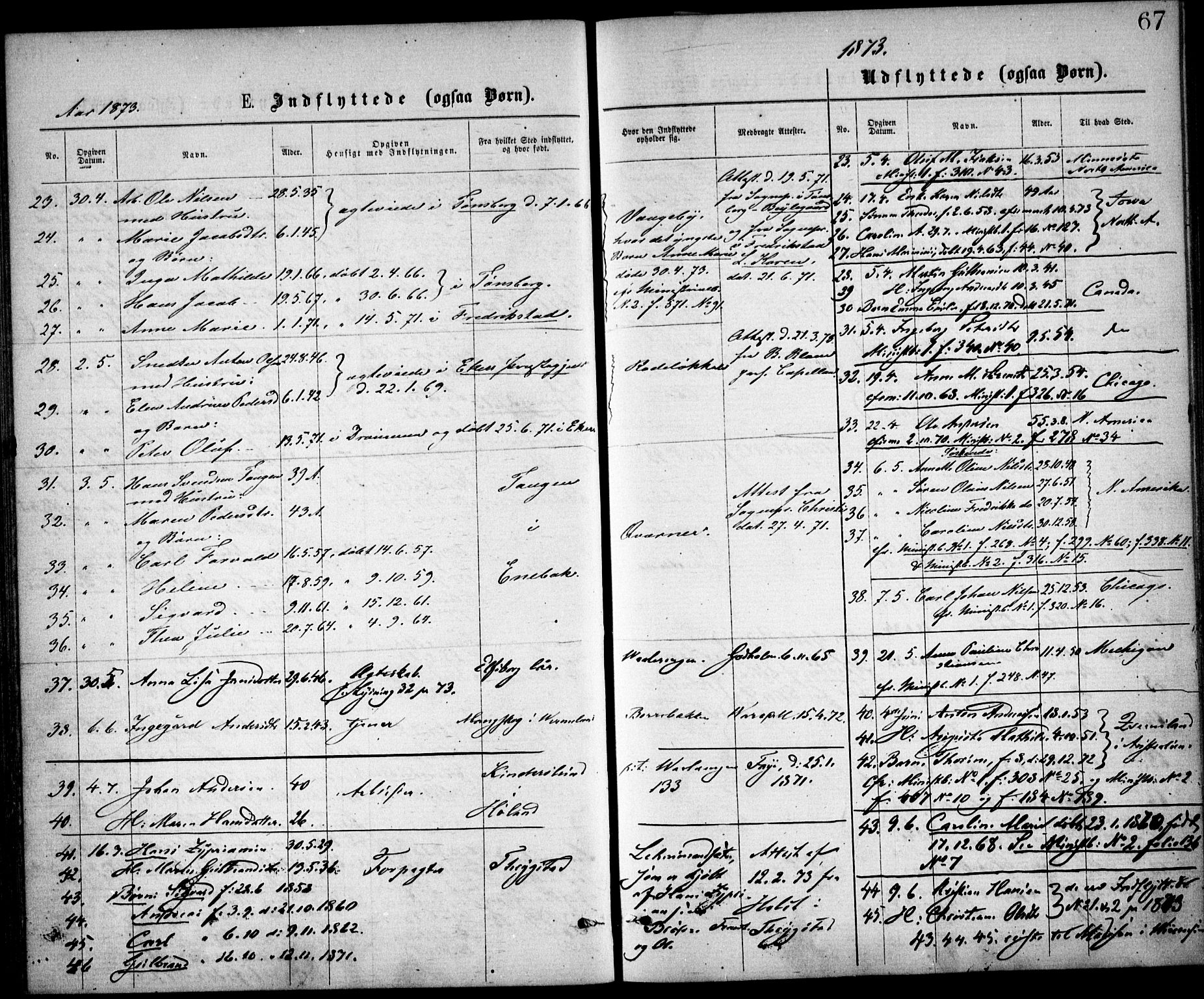 Østre Aker prestekontor Kirkebøker, SAO/A-10840/F/Fa/L0002: Parish register (official) no. I 2, 1861-1878, p. 67