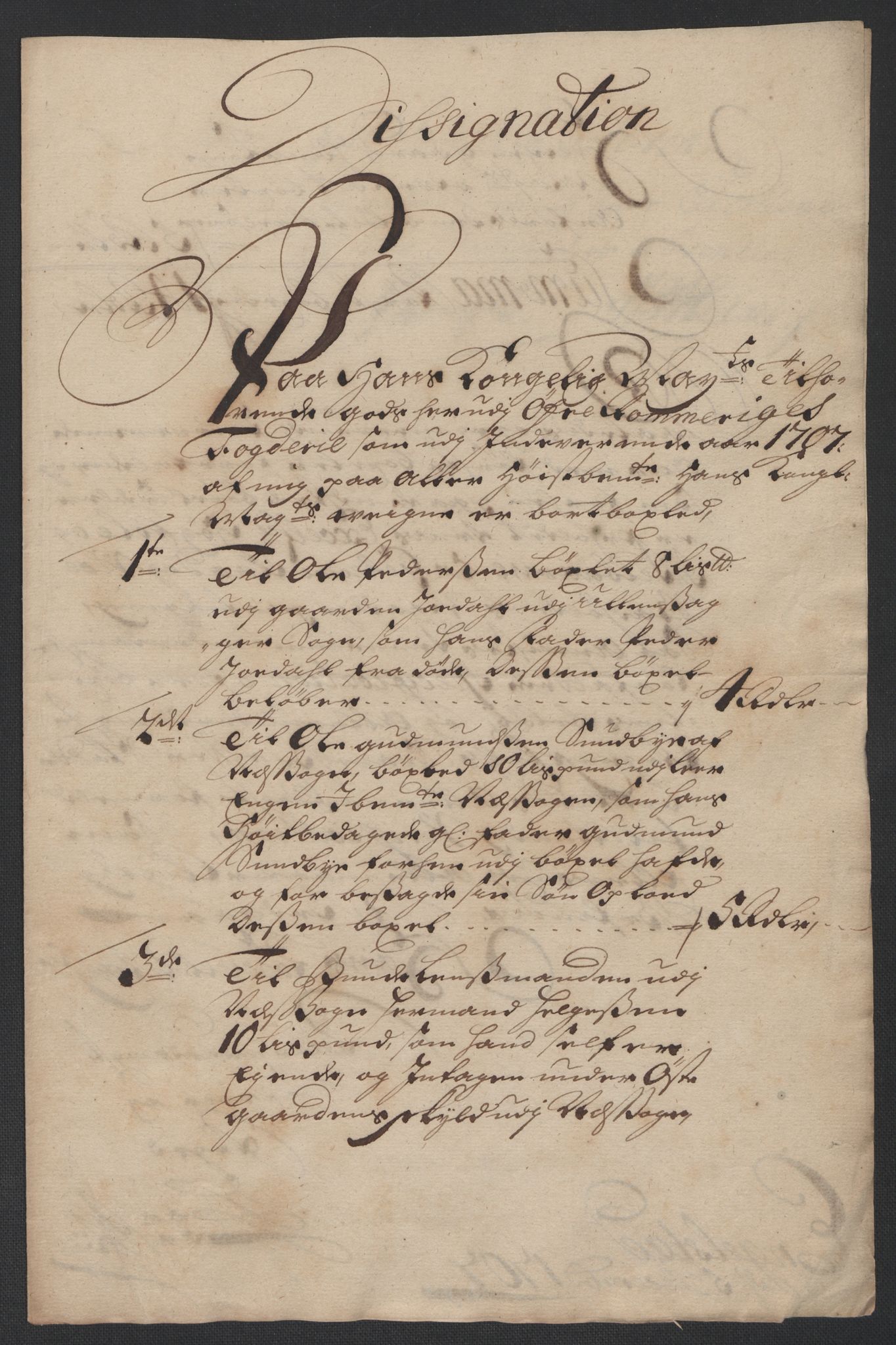 Rentekammeret inntil 1814, Reviderte regnskaper, Fogderegnskap, AV/RA-EA-4092/R12/L0718: Fogderegnskap Øvre Romerike, 1706-1707, p. 257