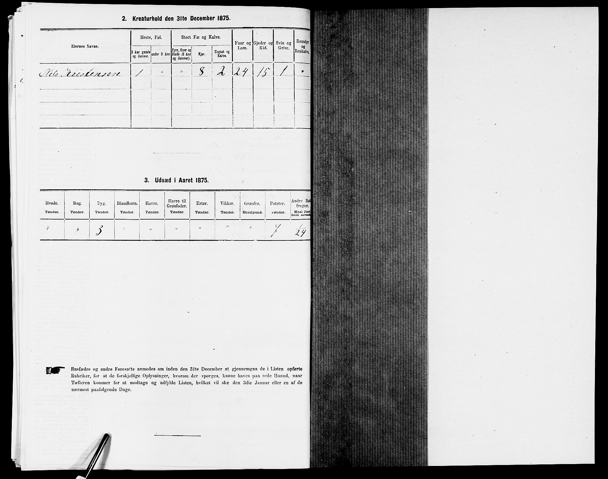 SAK, 1875 census for 0933P Herefoss, 1875, p. 386