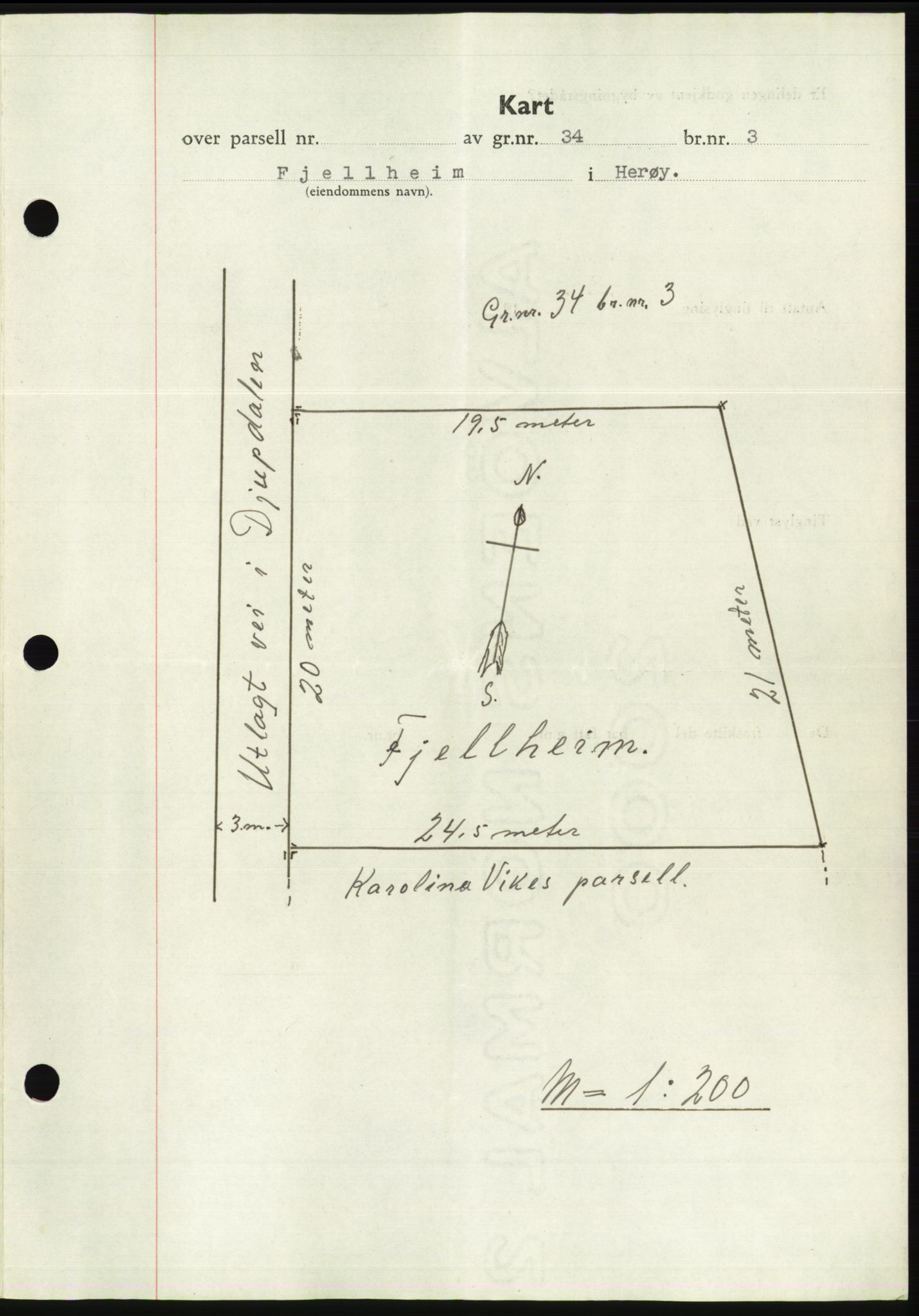 Søre Sunnmøre sorenskriveri, AV/SAT-A-4122/1/2/2C/L0075: Mortgage book no. 1A, 1943-1943, Diary no: : 244/1943