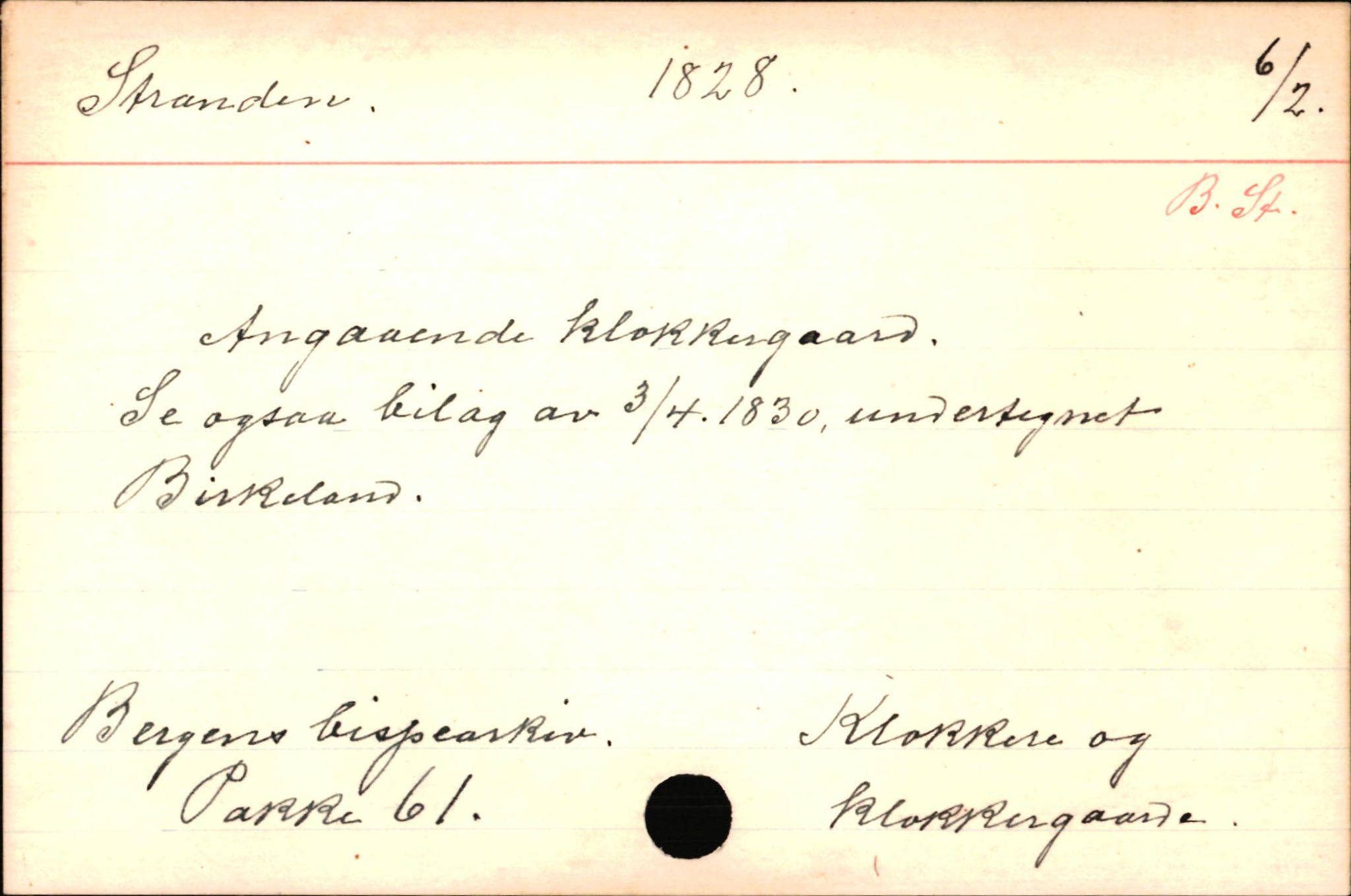Haugen, Johannes - lærer, AV/SAB-SAB/PA-0036/01/L0001: Om klokkere og lærere, 1521-1904, p. 11028