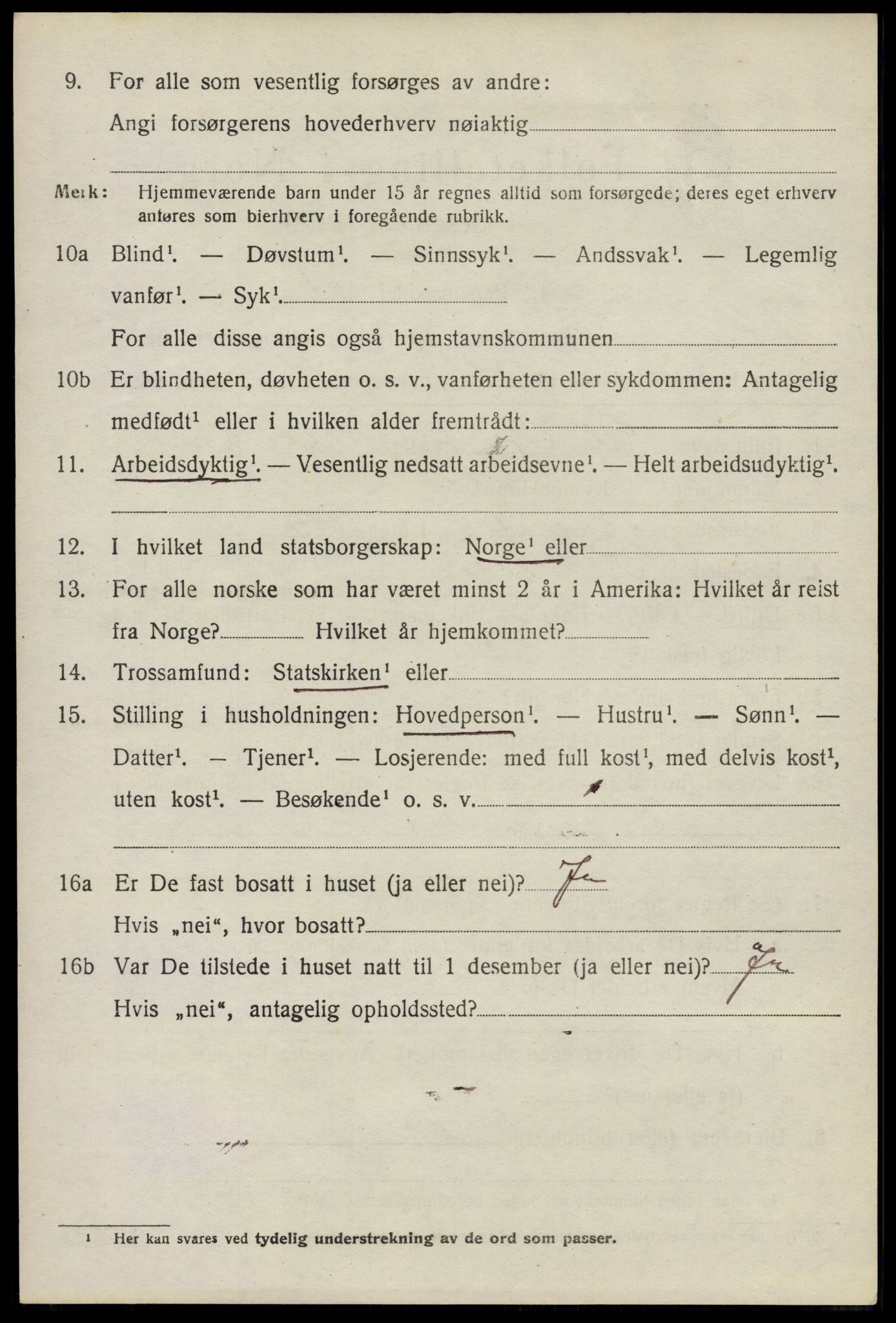 SAO, 1920 census for Onsøy, 1920, p. 6891