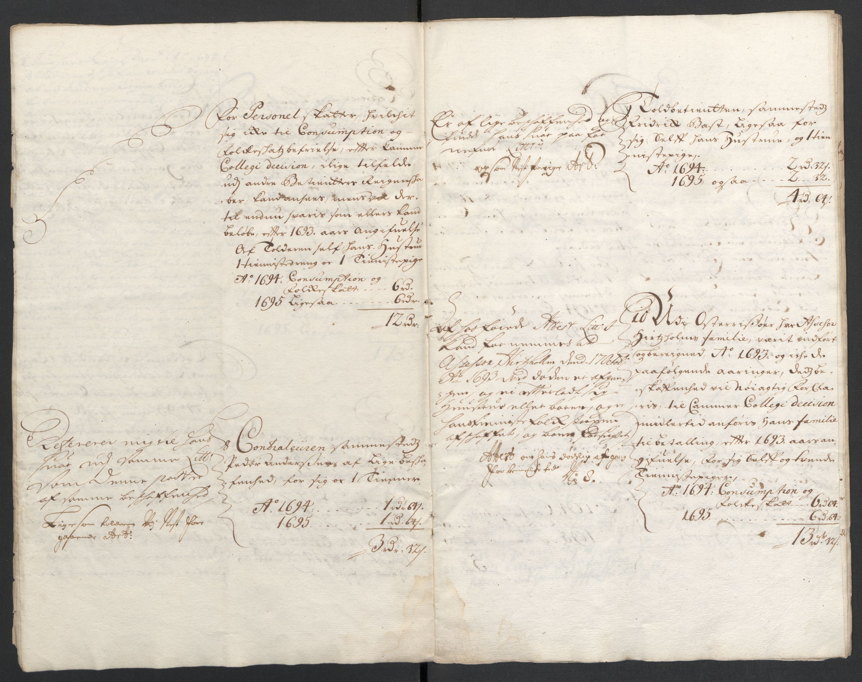 Rentekammeret inntil 1814, Reviderte regnskaper, Fogderegnskap, AV/RA-EA-4092/R39/L2313: Fogderegnskap Nedenes, 1696-1697, p. 215