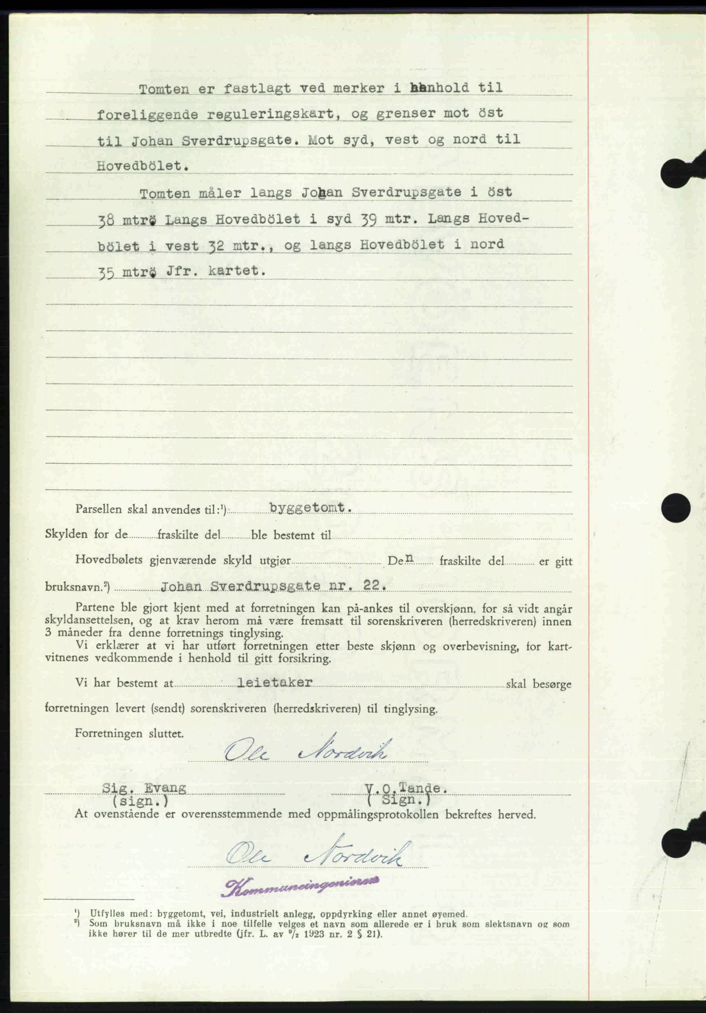 Toten tingrett, SAH/TING-006/H/Hb/Hbc/L0020: Mortgage book no. Hbc-20, 1948-1948, Diary no: : 2555/1948