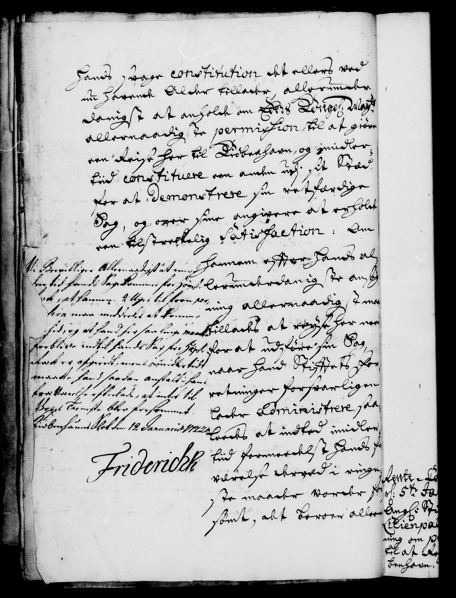 Rentekammeret, Kammerkanselliet, RA/EA-3111/G/Gf/Gfa/L0005: Norsk relasjons- og resolusjonsprotokoll (merket RK 52.5), 1722, p. 28