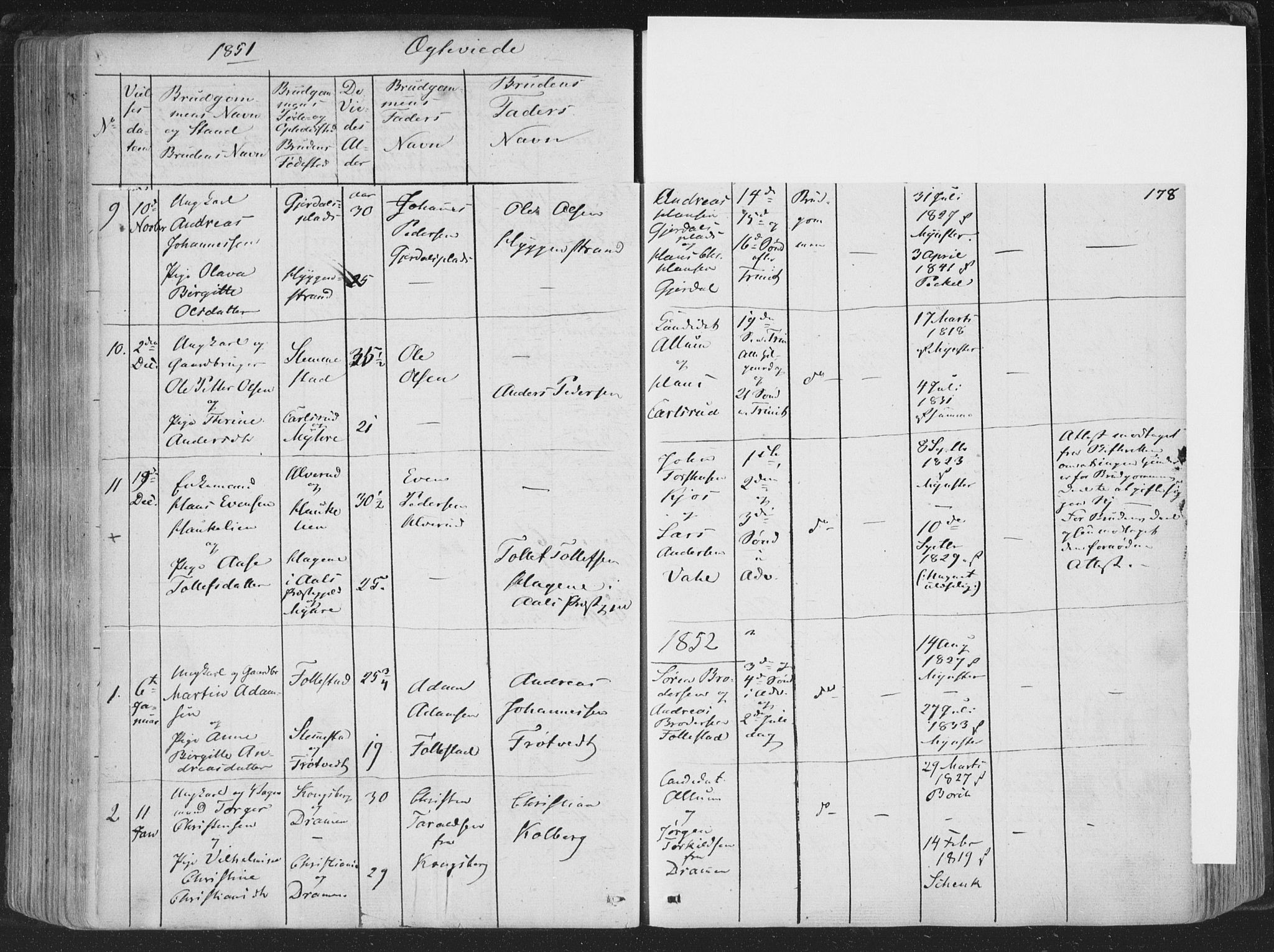 Røyken kirkebøker, AV/SAKO-A-241/F/Fa/L0005: Parish register (official) no. 5, 1833-1856, p. 178