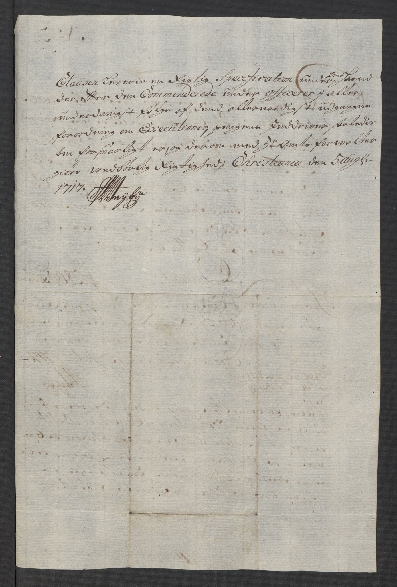 Rentekammeret inntil 1814, Reviderte regnskaper, Fogderegnskap, AV/RA-EA-4092/R32/L1881: Fogderegnskap Jarlsberg grevskap, 1717, p. 244