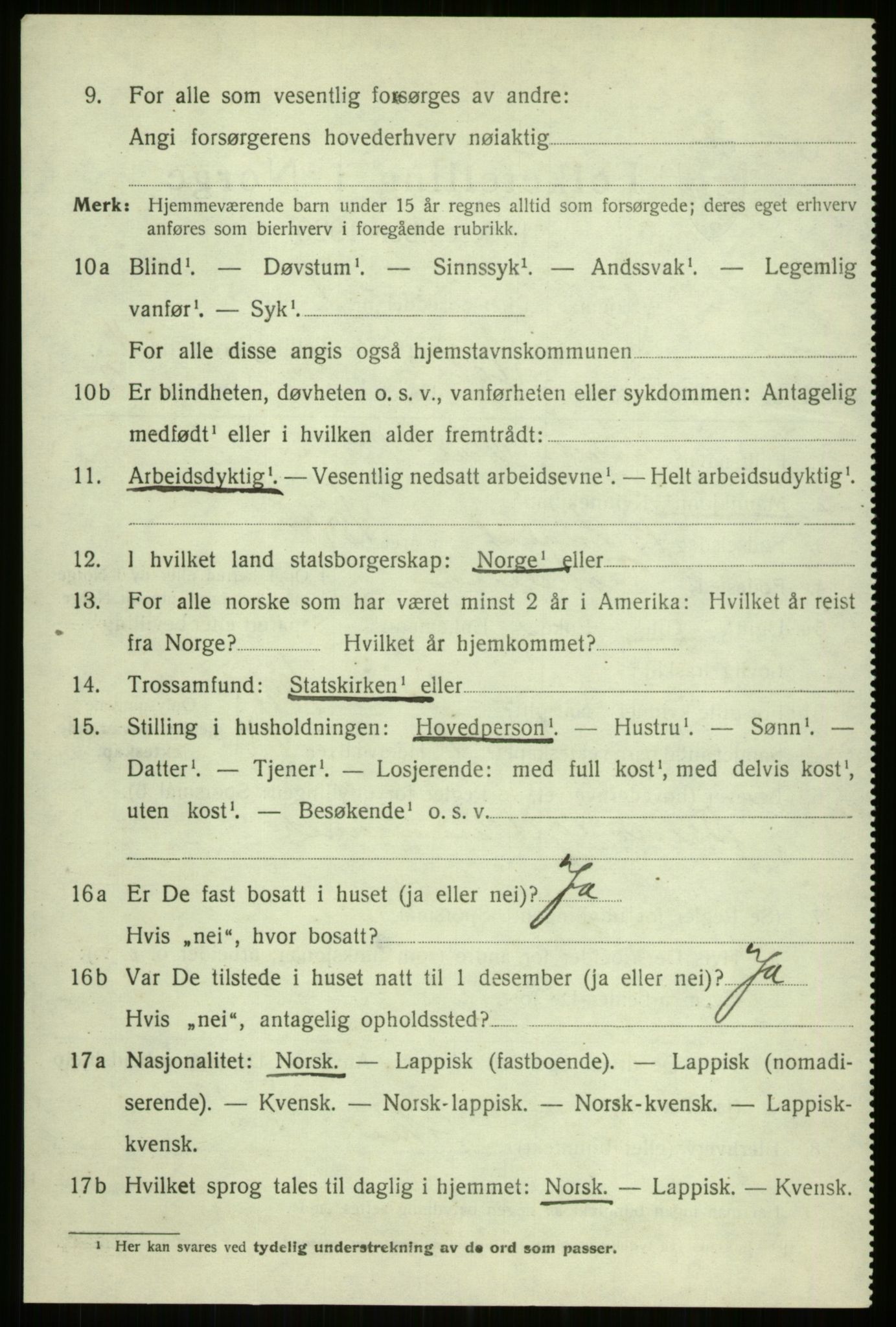 SATØ, 1920 census for Ibestad, 1920, p. 6378