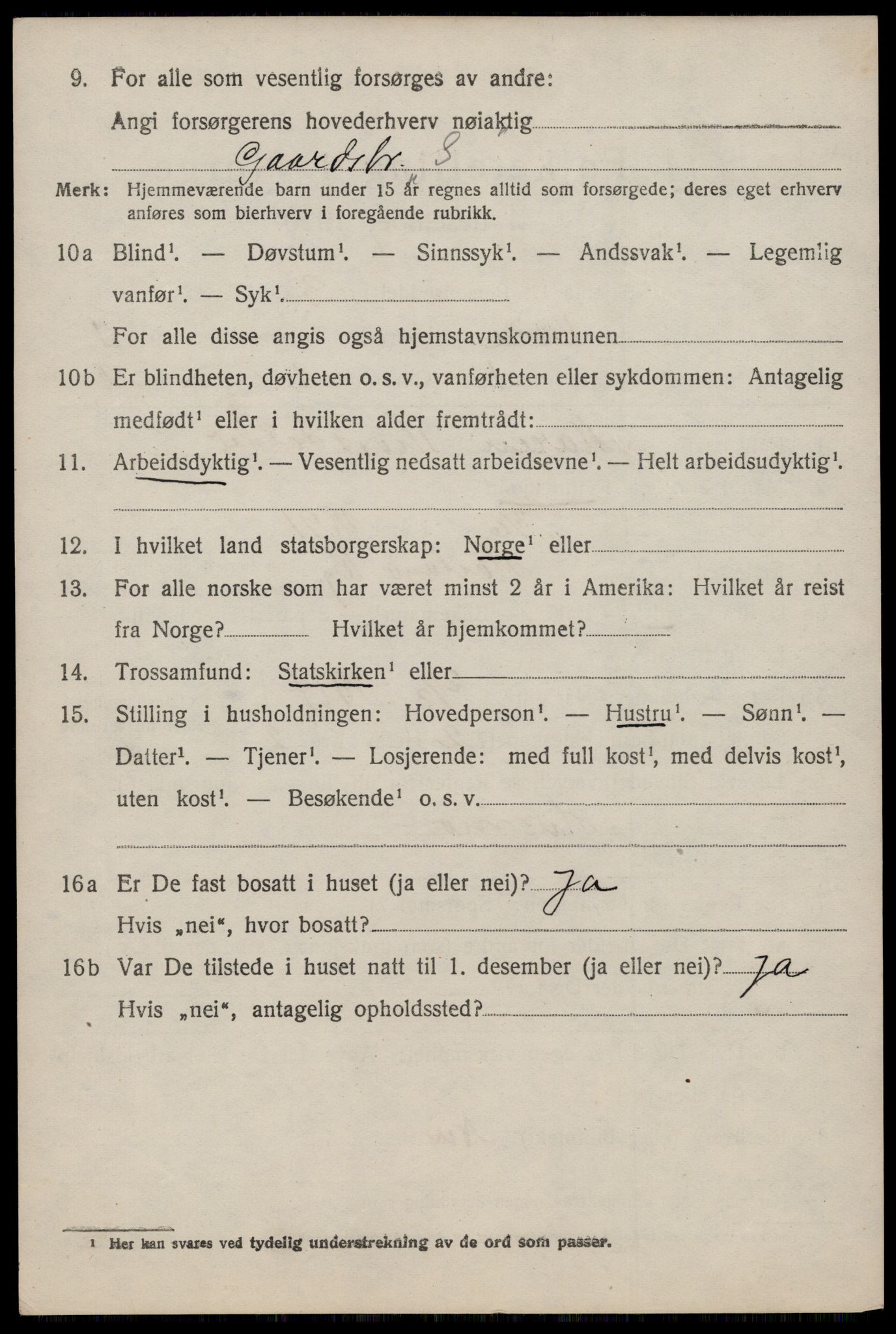 SAST, 1920 census for Høle, 1920, p. 526