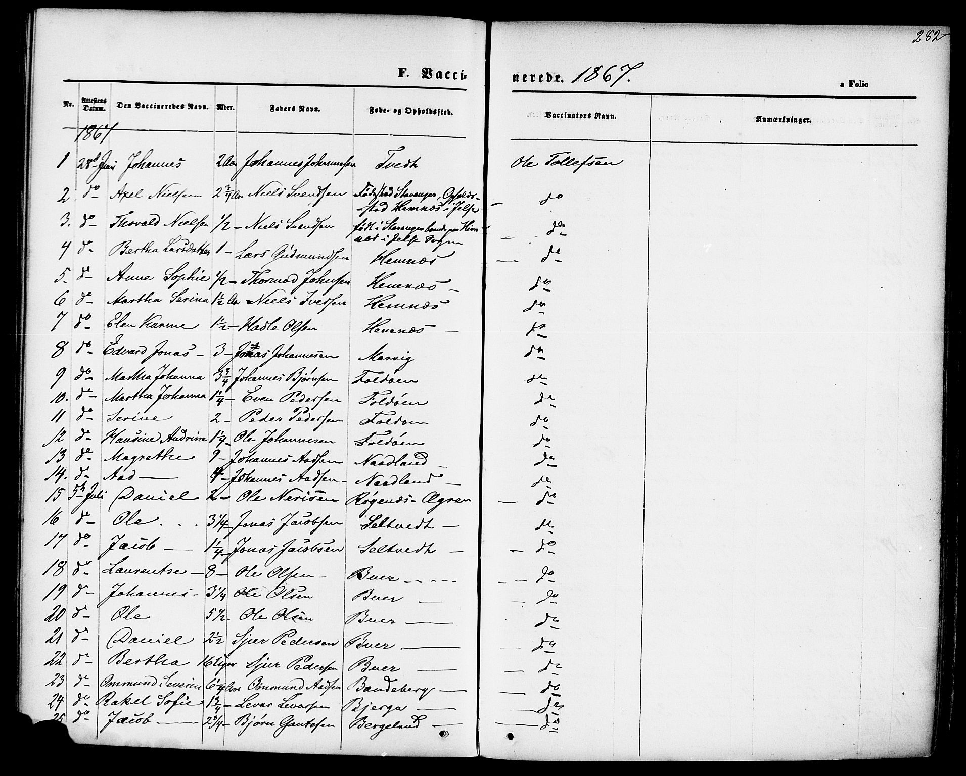 Jelsa sokneprestkontor, SAST/A-101842/01/IV: Parish register (official) no. A 8, 1867-1883, p. 282