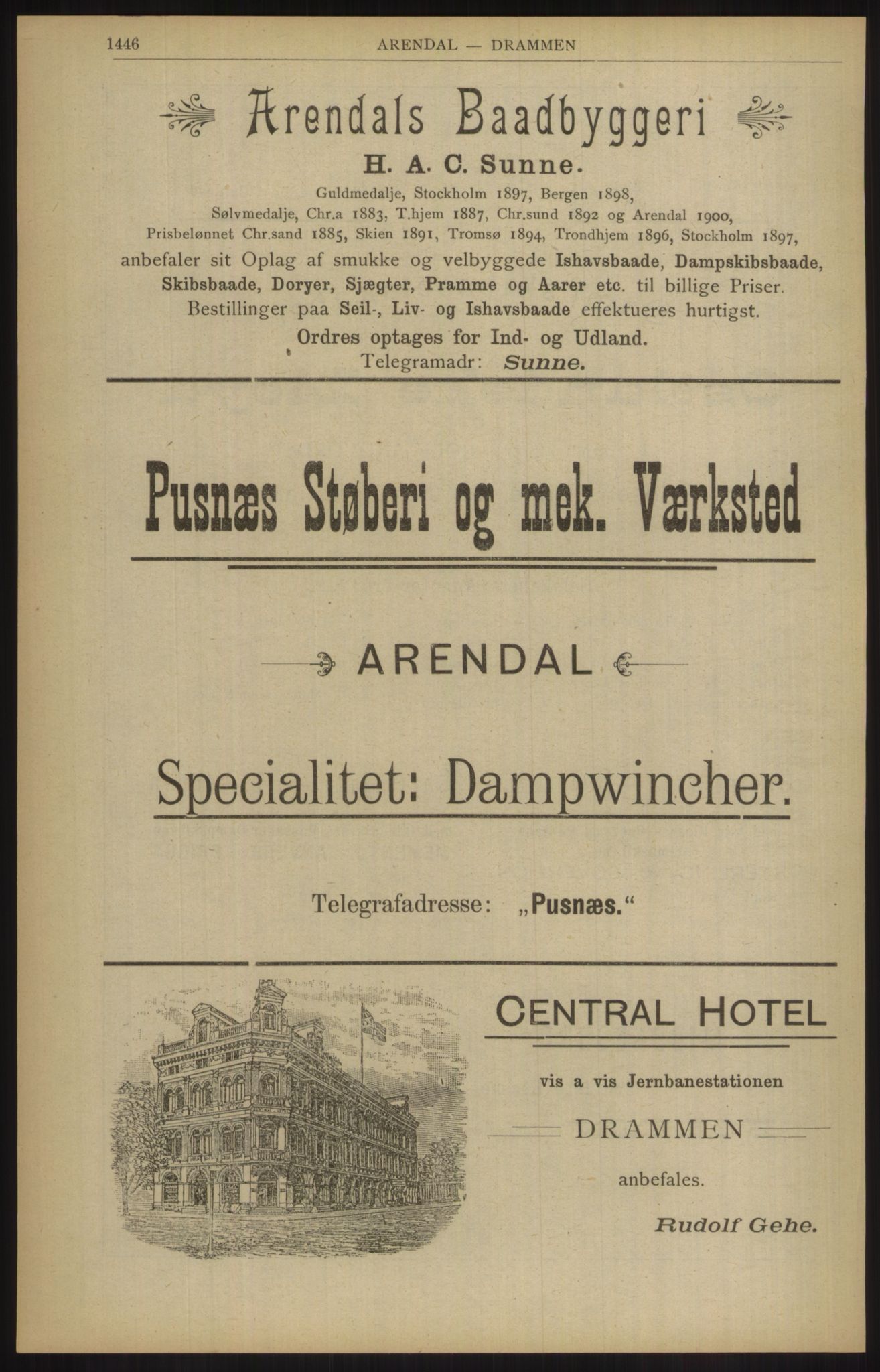 Kristiania/Oslo adressebok, PUBL/-, 1904, p. 1446