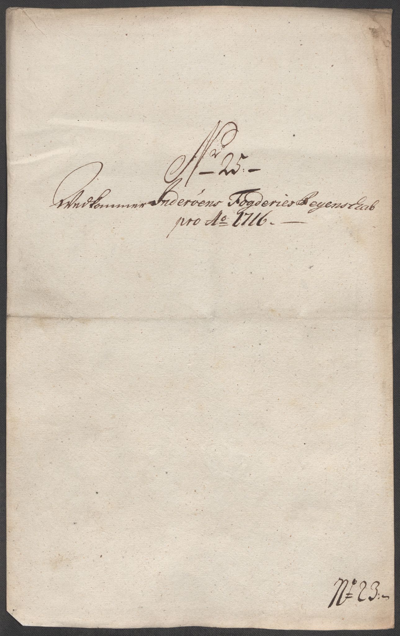 Rentekammeret inntil 1814, Reviderte regnskaper, Fogderegnskap, AV/RA-EA-4092/R63/L4324: Fogderegnskap Inderøy, 1716, p. 241