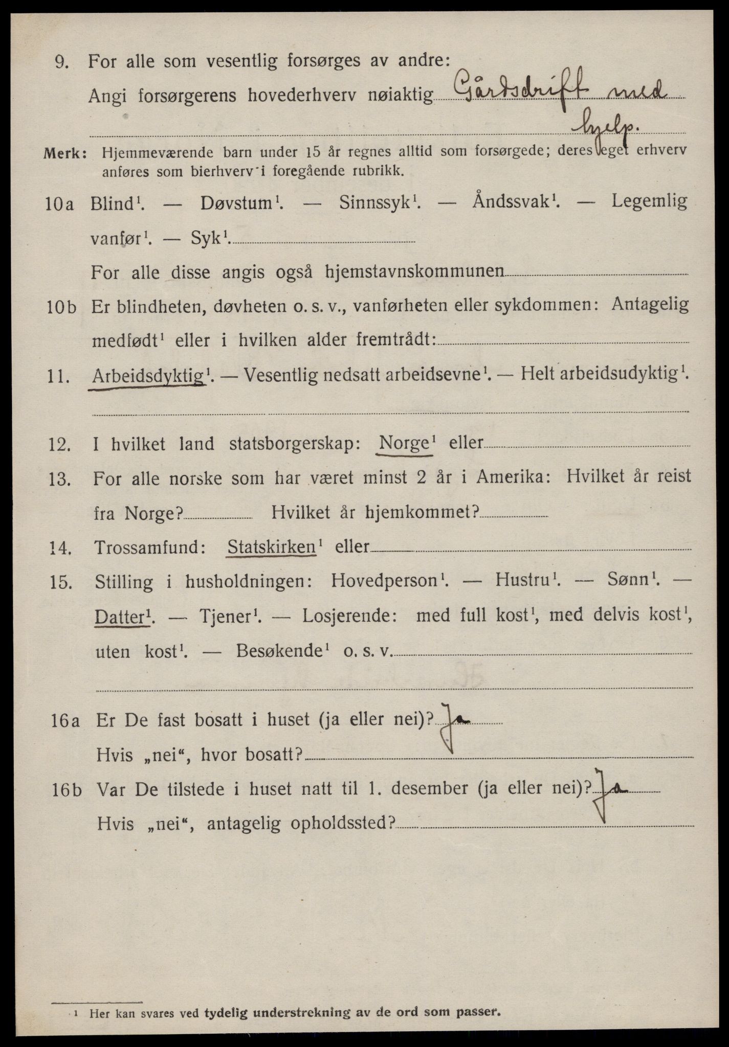 SAT, 1920 census for Sykkylven, 1920, p. 5420