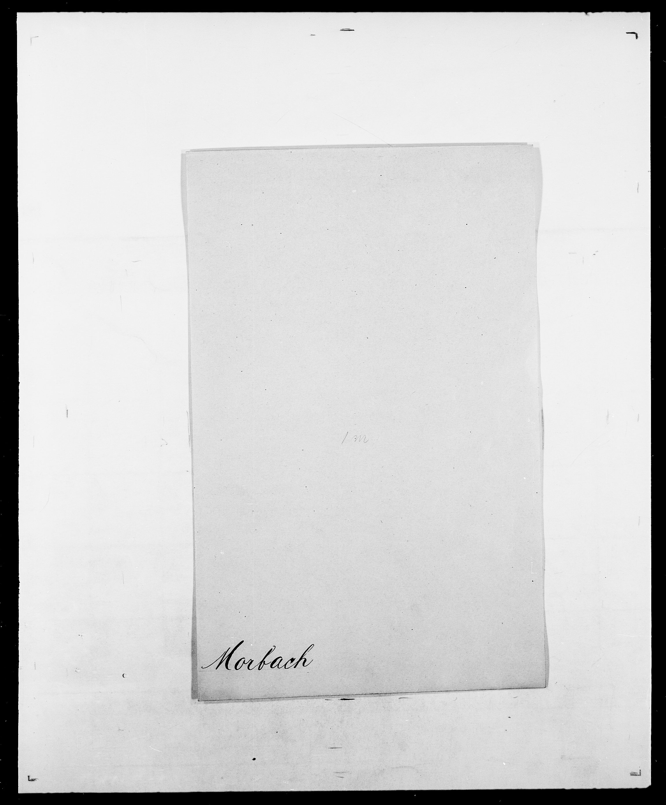 Delgobe, Charles Antoine - samling, AV/SAO-PAO-0038/D/Da/L0027: Morath - v. Møsting, p. 3