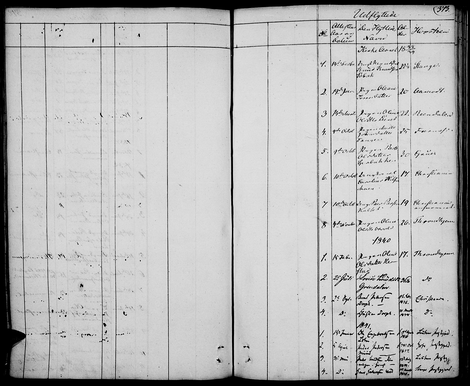 Elverum prestekontor, SAH/PREST-044/H/Ha/Haa/L0008: Parish register (official) no. 8, 1830-1842, p. 373