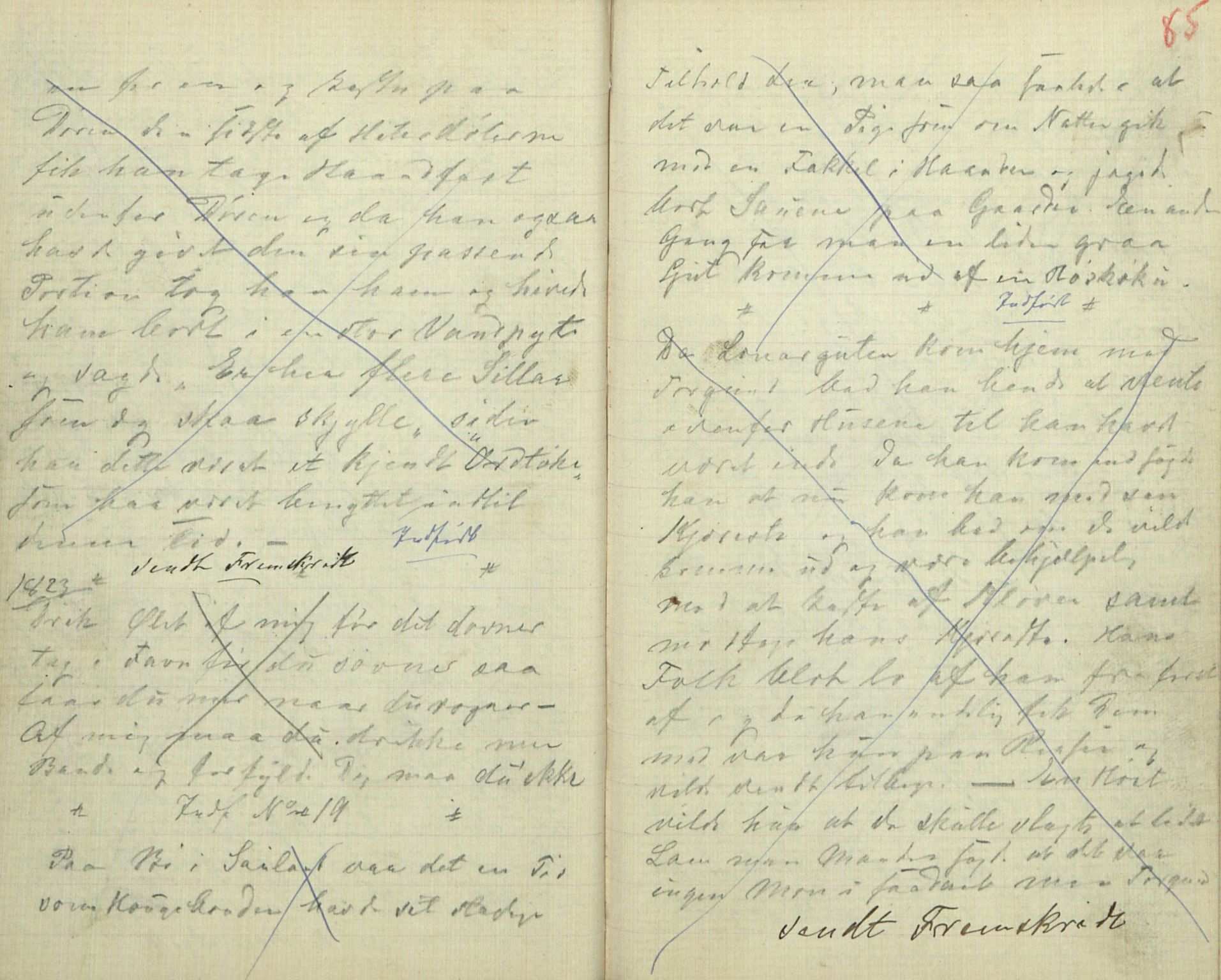 Rikard Berge, TEMU/TGM-A-1003/F/L0016/0013: 529-550 / 541 Oppskrifter av Halvor N. Tvedten, 1893, p. 84-85