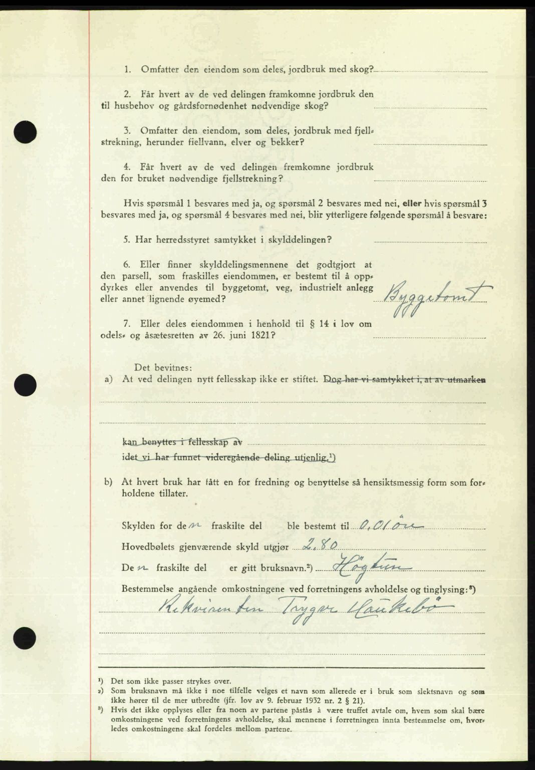 Romsdal sorenskriveri, AV/SAT-A-4149/1/2/2C: Mortgage book no. A26, 1948-1948, Diary no: : 1306/1948