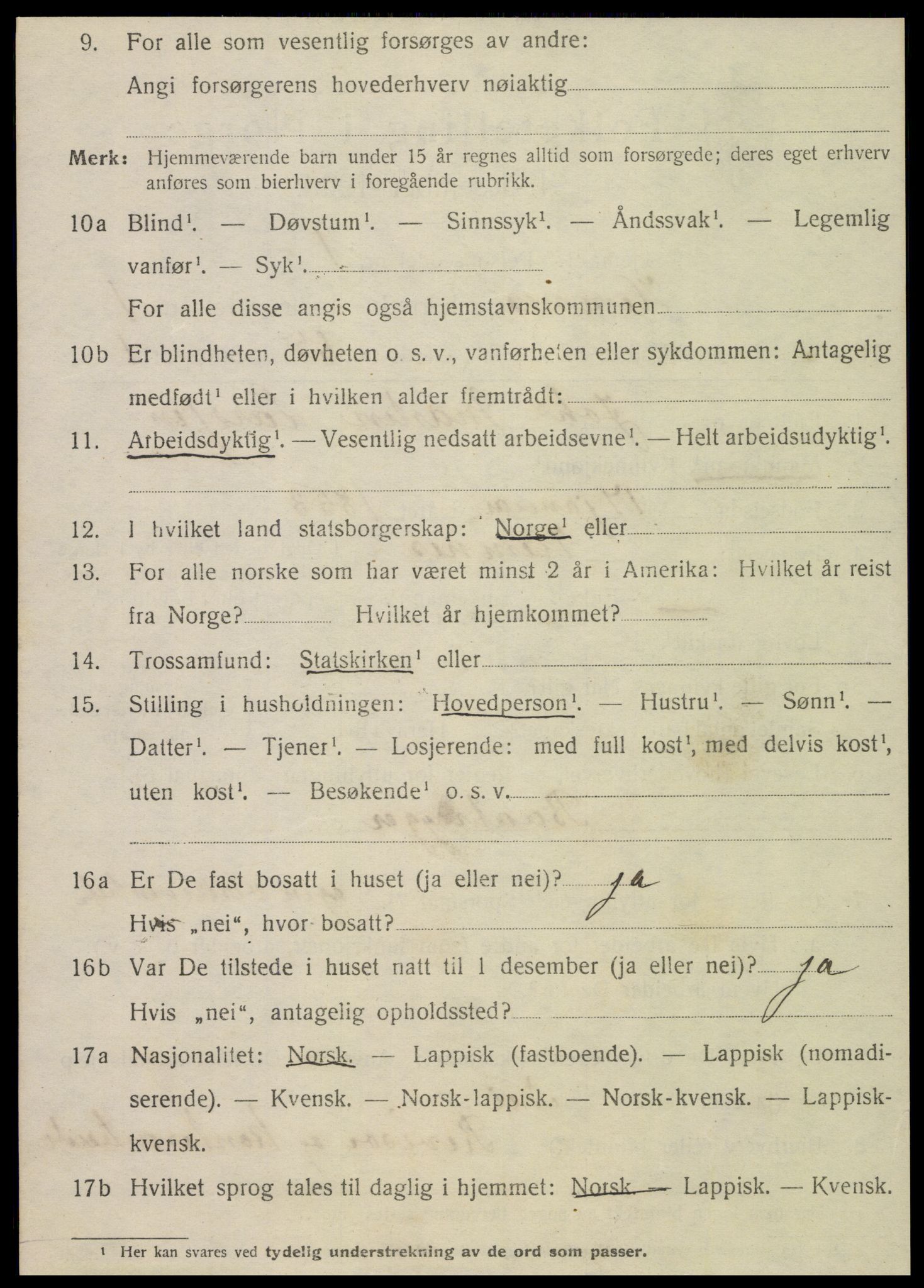 SAT, 1920 census for Hemnes, 1920, p. 1369