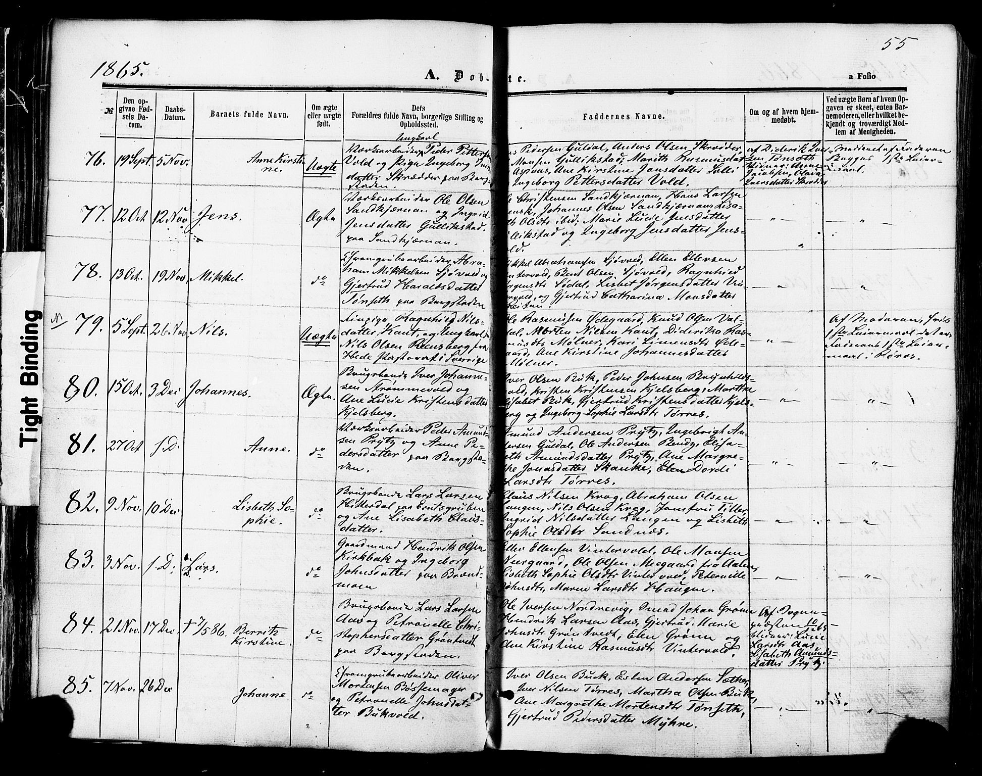 Ministerialprotokoller, klokkerbøker og fødselsregistre - Sør-Trøndelag, SAT/A-1456/681/L0932: Parish register (official) no. 681A10, 1860-1878, p. 55