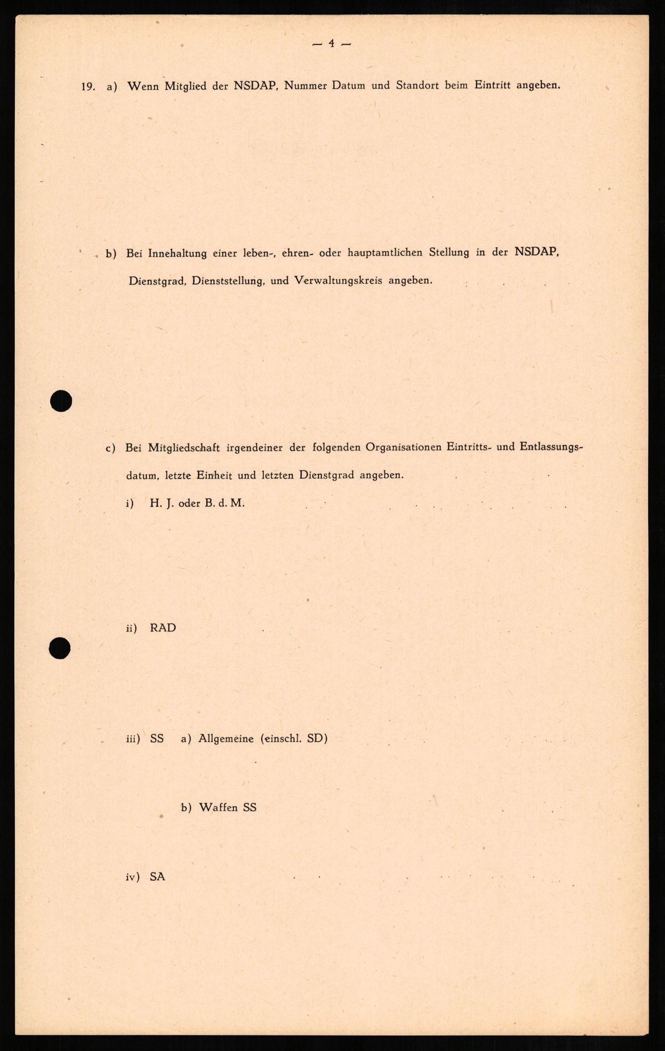 Forsvaret, Forsvarets overkommando II, AV/RA-RAFA-3915/D/Db/L0010: CI Questionaires. Tyske okkupasjonsstyrker i Norge. Tyskere., 1945-1946, p. 434