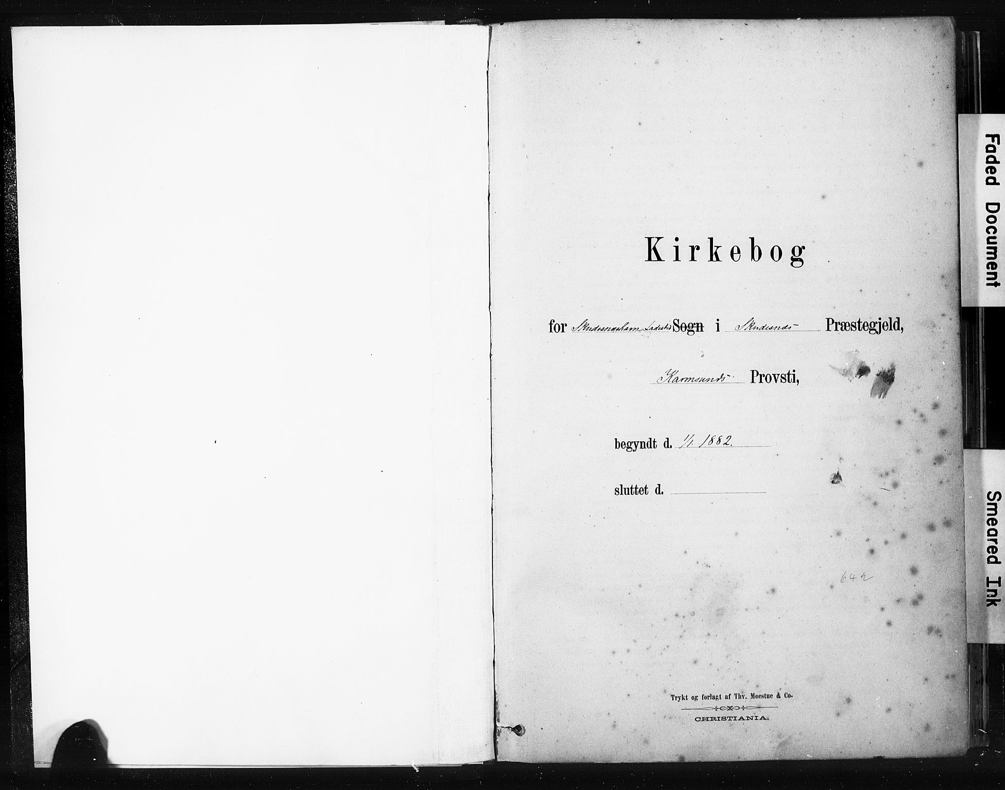 Skudenes sokneprestkontor, SAST/A -101849/H/Ha/Haa/L0008: Parish register (official) no. A 5, 1882-1912