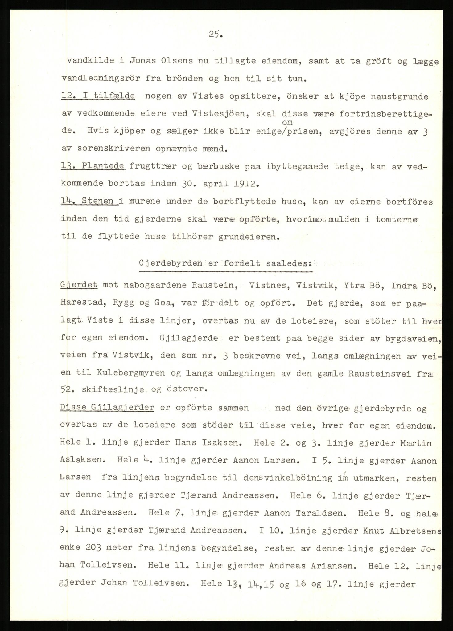 Statsarkivet i Stavanger, AV/SAST-A-101971/03/Y/Yj/L0096: Avskrifter sortert etter gårdsnavn: Vistad - Vågen søndre, 1750-1930, p. 121