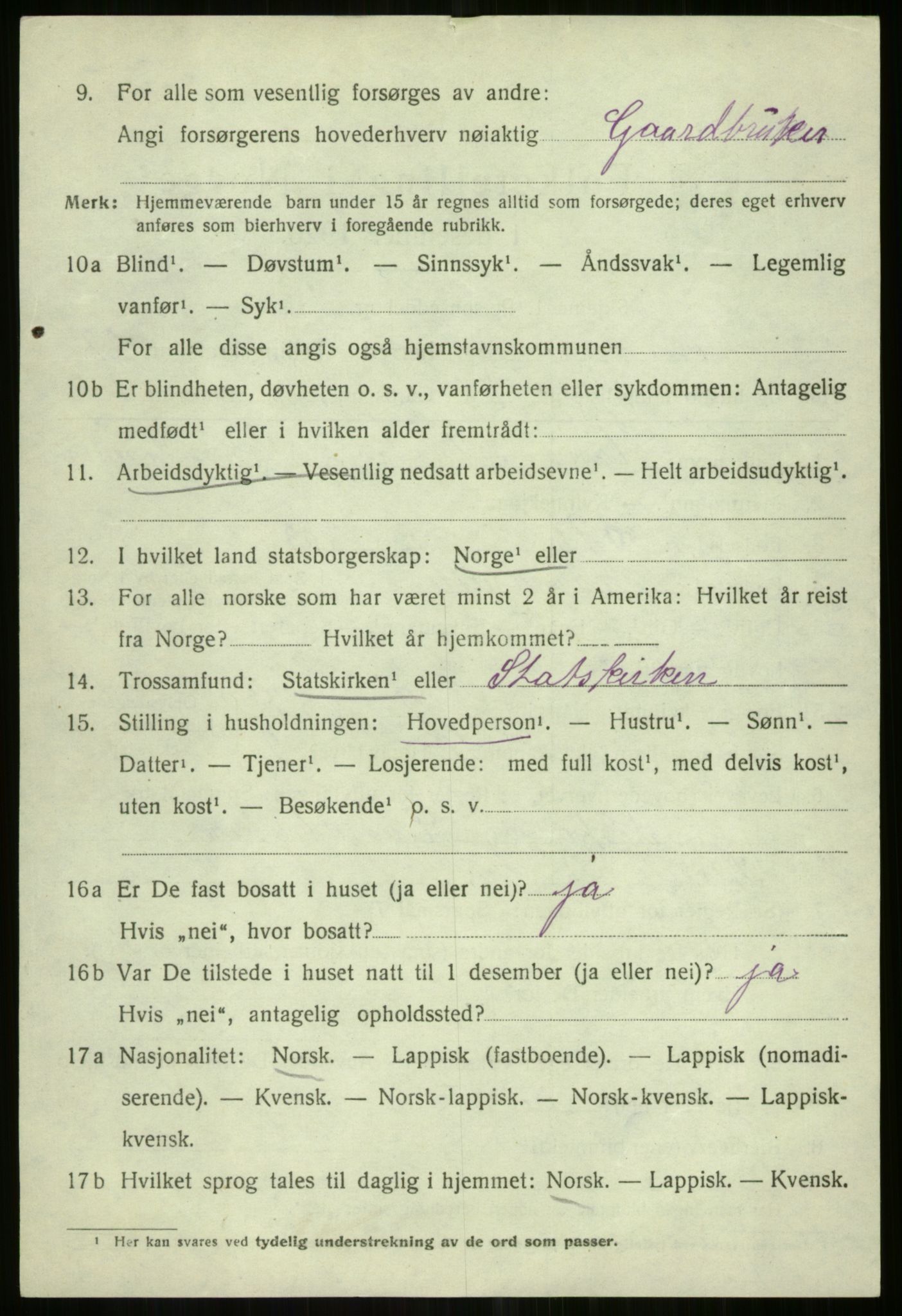 SATØ, 1920 census for Tromsøysund, 1920, p. 12479