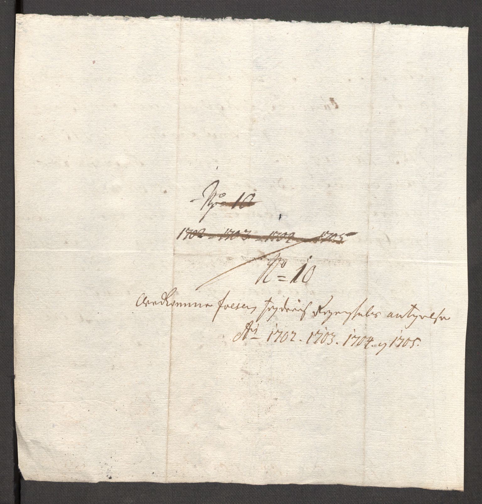 Rentekammeret inntil 1814, Reviderte regnskaper, Fogderegnskap, AV/RA-EA-4092/R57/L3856: Fogderegnskap Fosen, 1704-1705, p. 409