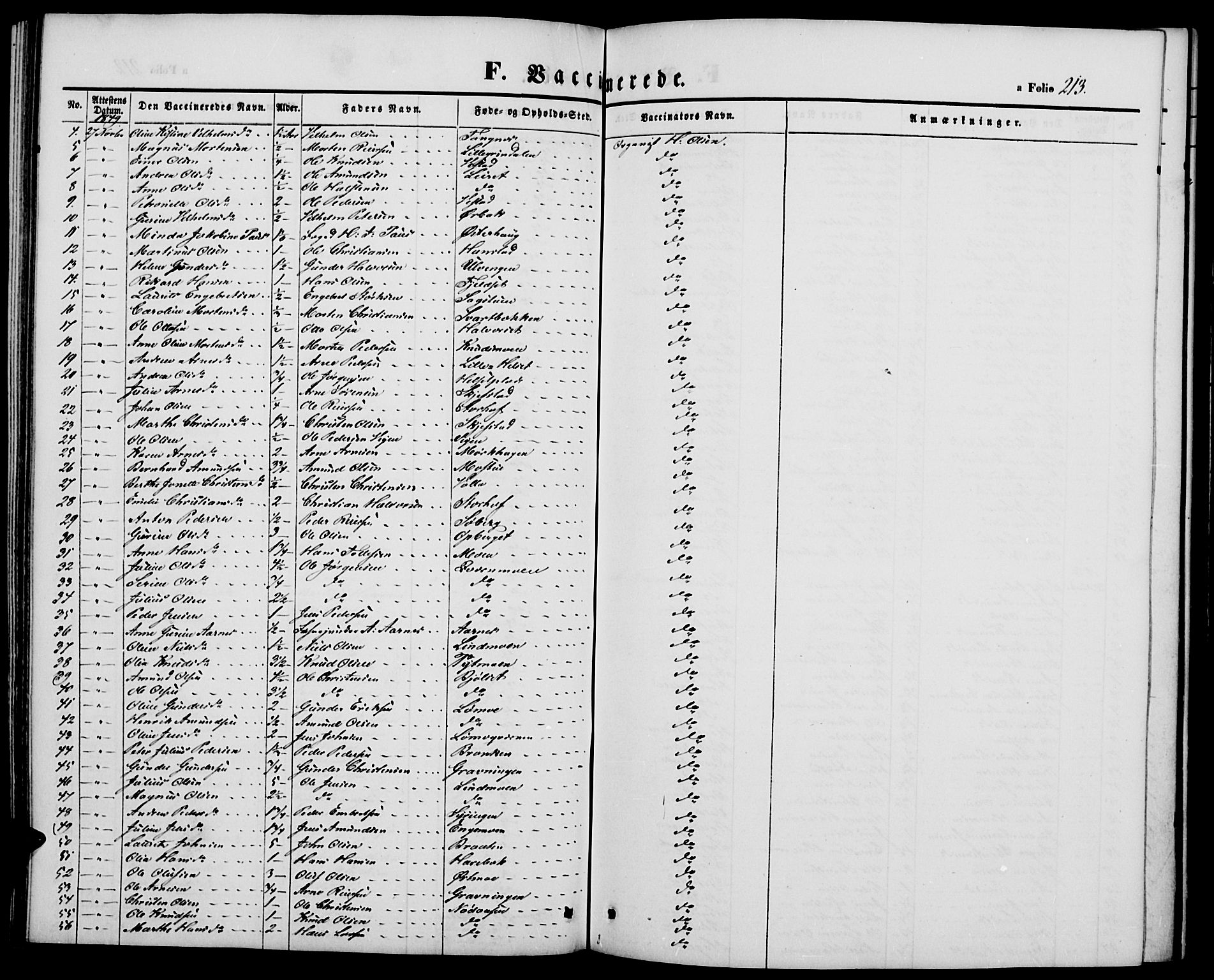 Elverum prestekontor, AV/SAH-PREST-044/H/Ha/Hab/L0002: Parish register (copy) no. 2, 1845-1855, p. 213