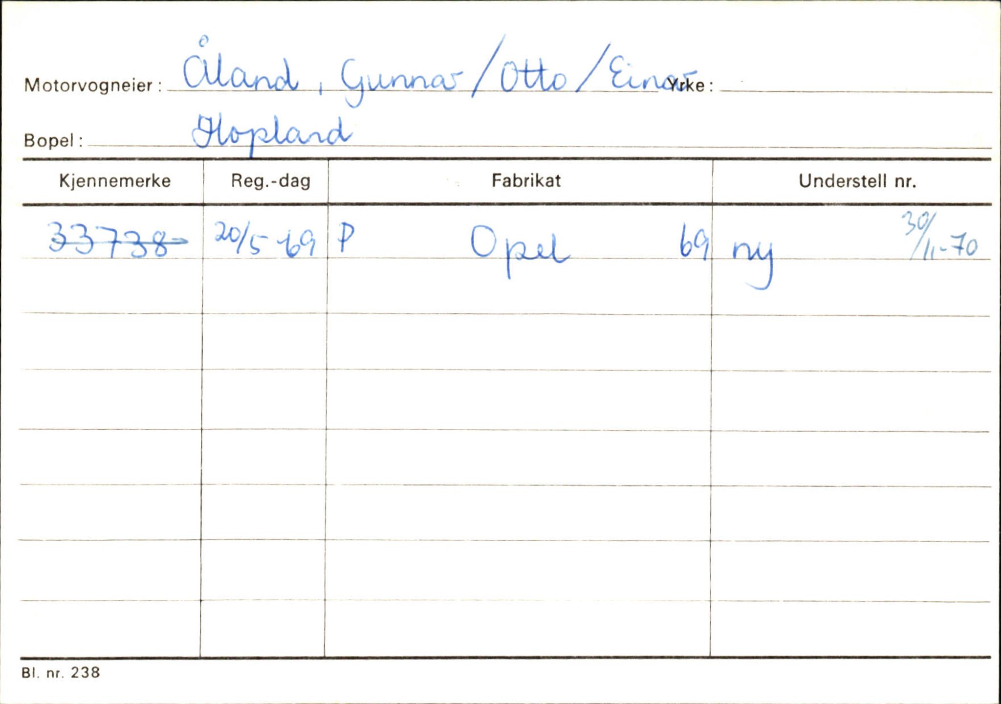 Statens vegvesen, Sogn og Fjordane vegkontor, AV/SAB-A-5301/4/F/L0131: Eigarregister Høyanger P-Å. Stryn S-Å, 1945-1975, p. 2541