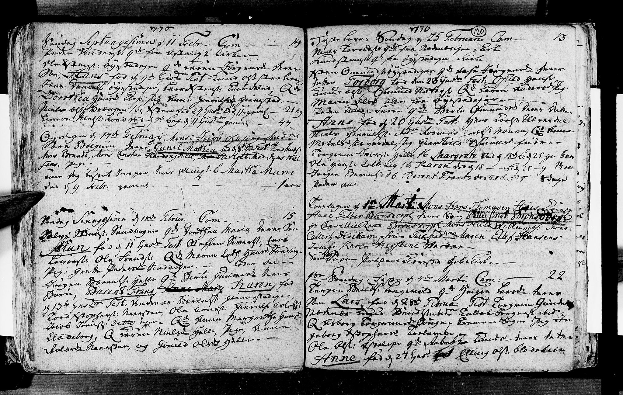 Øyestad sokneprestkontor, SAK/1111-0049/F/Fa/L0006: Parish register (official) no. A 6, 1758-1776, p. 120