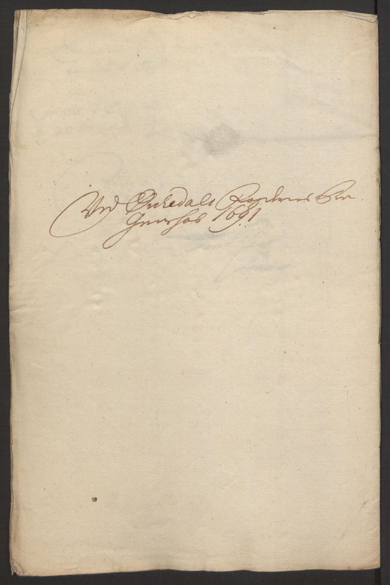 Rentekammeret inntil 1814, Reviderte regnskaper, Fogderegnskap, RA/EA-4092/R58/L3937: Fogderegnskap Orkdal, 1691-1692, p. 167