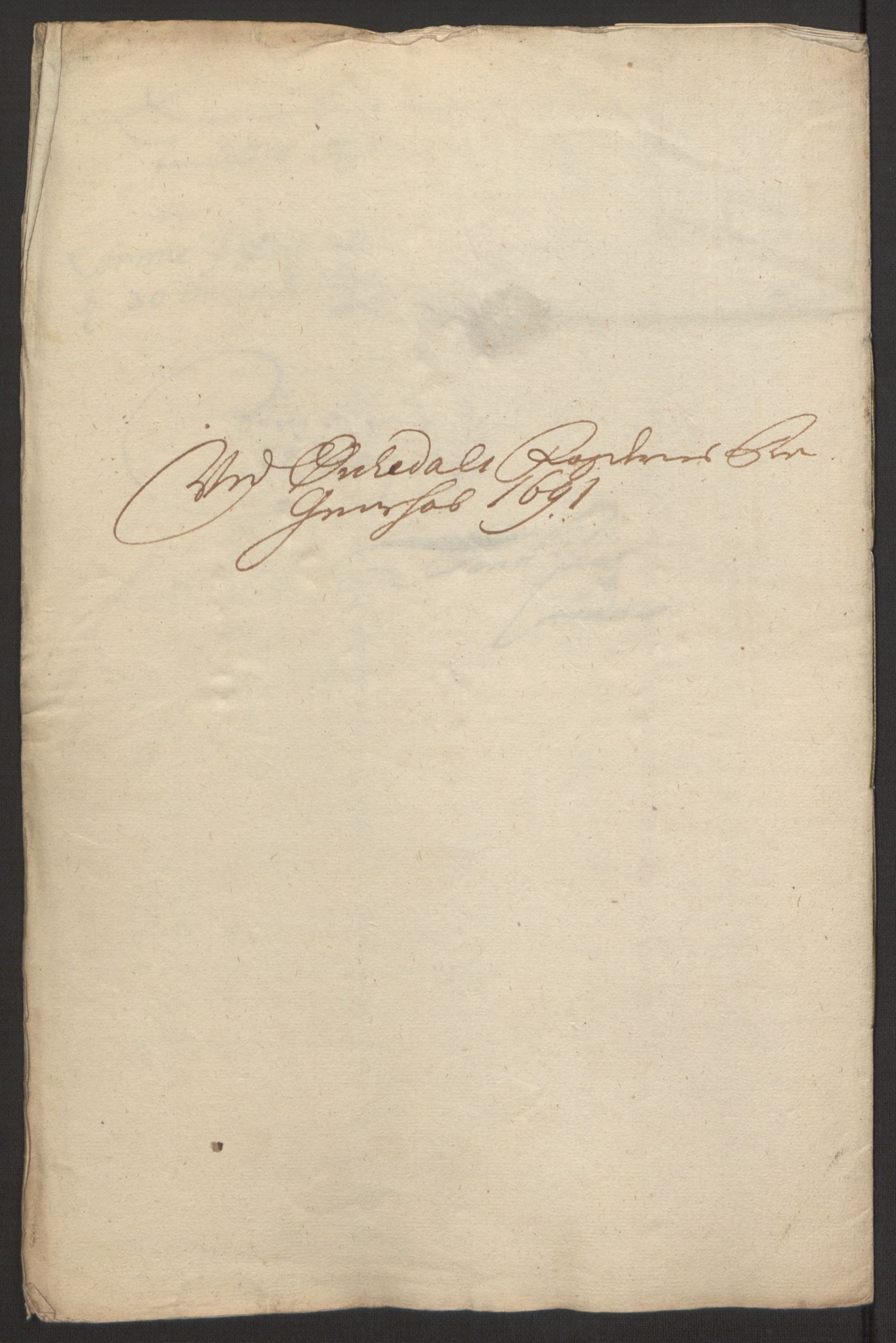 Rentekammeret inntil 1814, Reviderte regnskaper, Fogderegnskap, AV/RA-EA-4092/R58/L3937: Fogderegnskap Orkdal, 1691-1692, p. 167