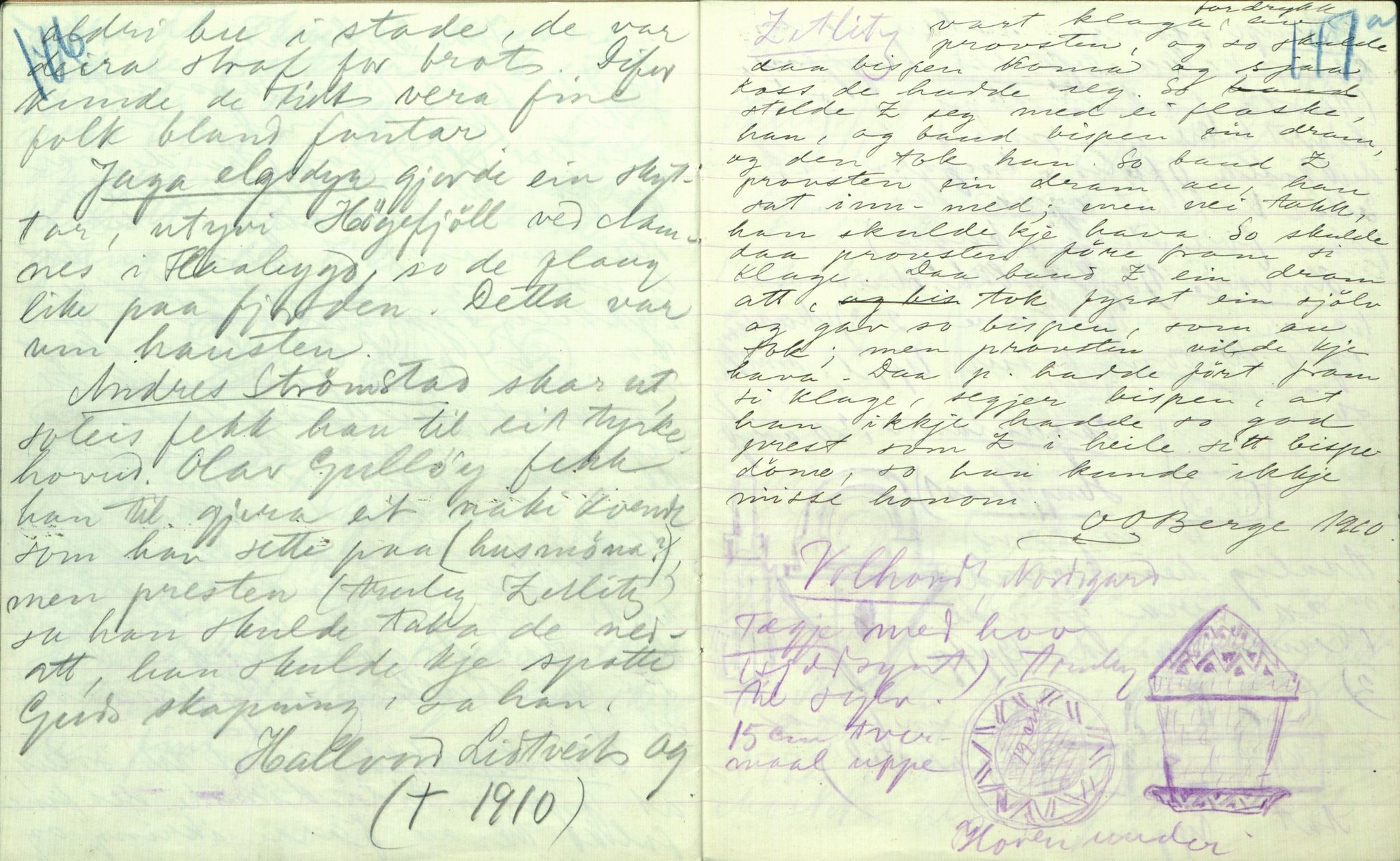 Rikard Berge, TEMU/TGM-A-1003/F/L0005/0002: 160-200 / 161 Oppskrifter av Rikard Berge, Aanund Olsnes m.fl. , 1905-1929, p. 146-147a